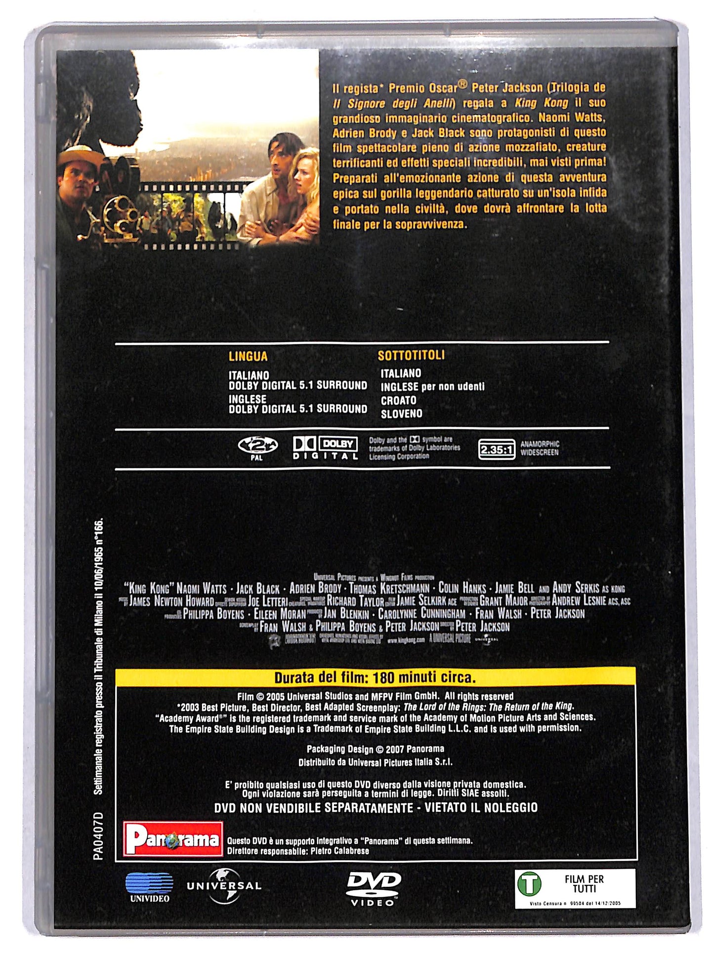 EBOND King Kong  DVD  EDITORIALE D719440