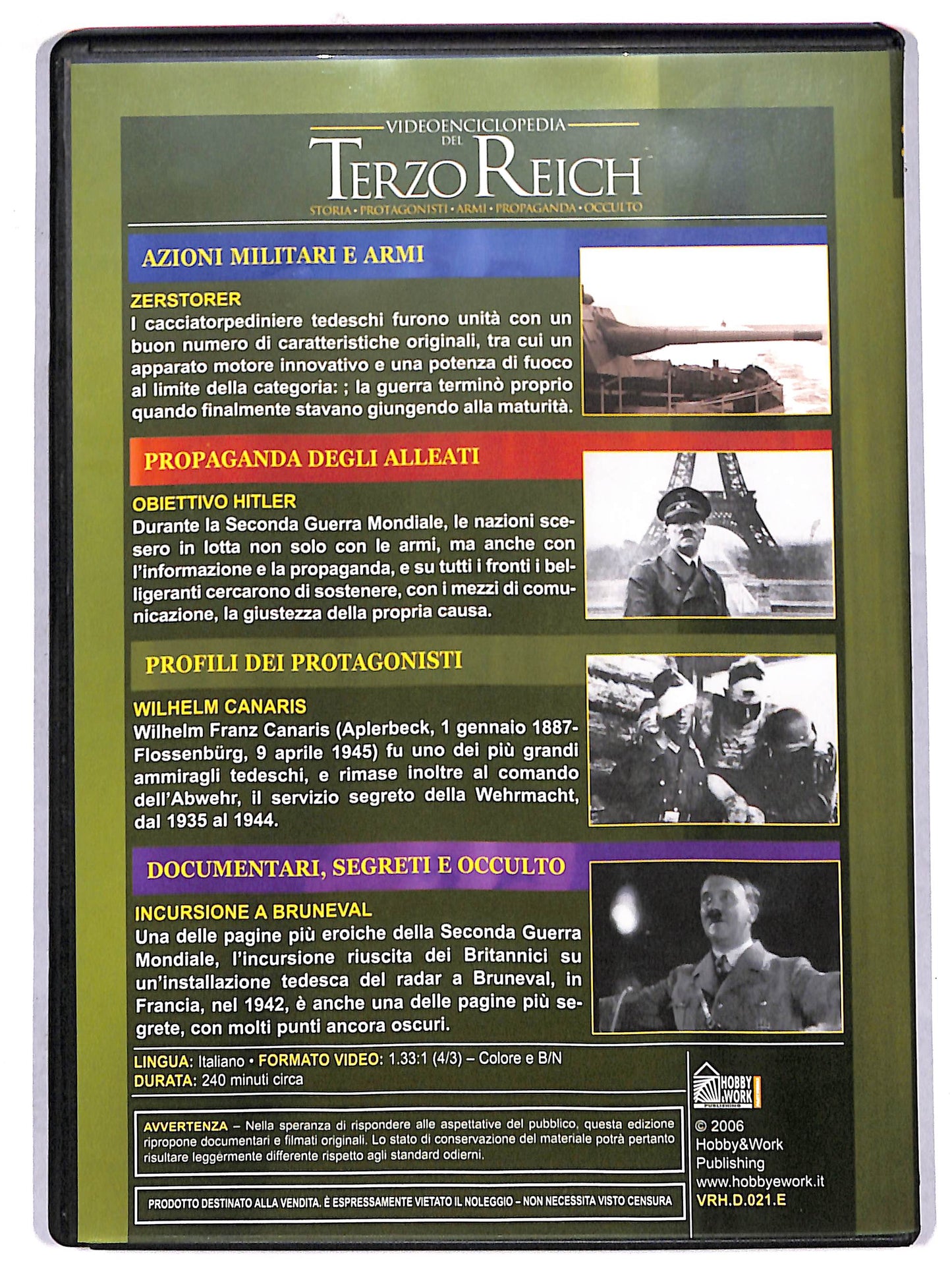 EBOND Videoenciclopedia del Terzo Reich EDITORIALE DVD D719650