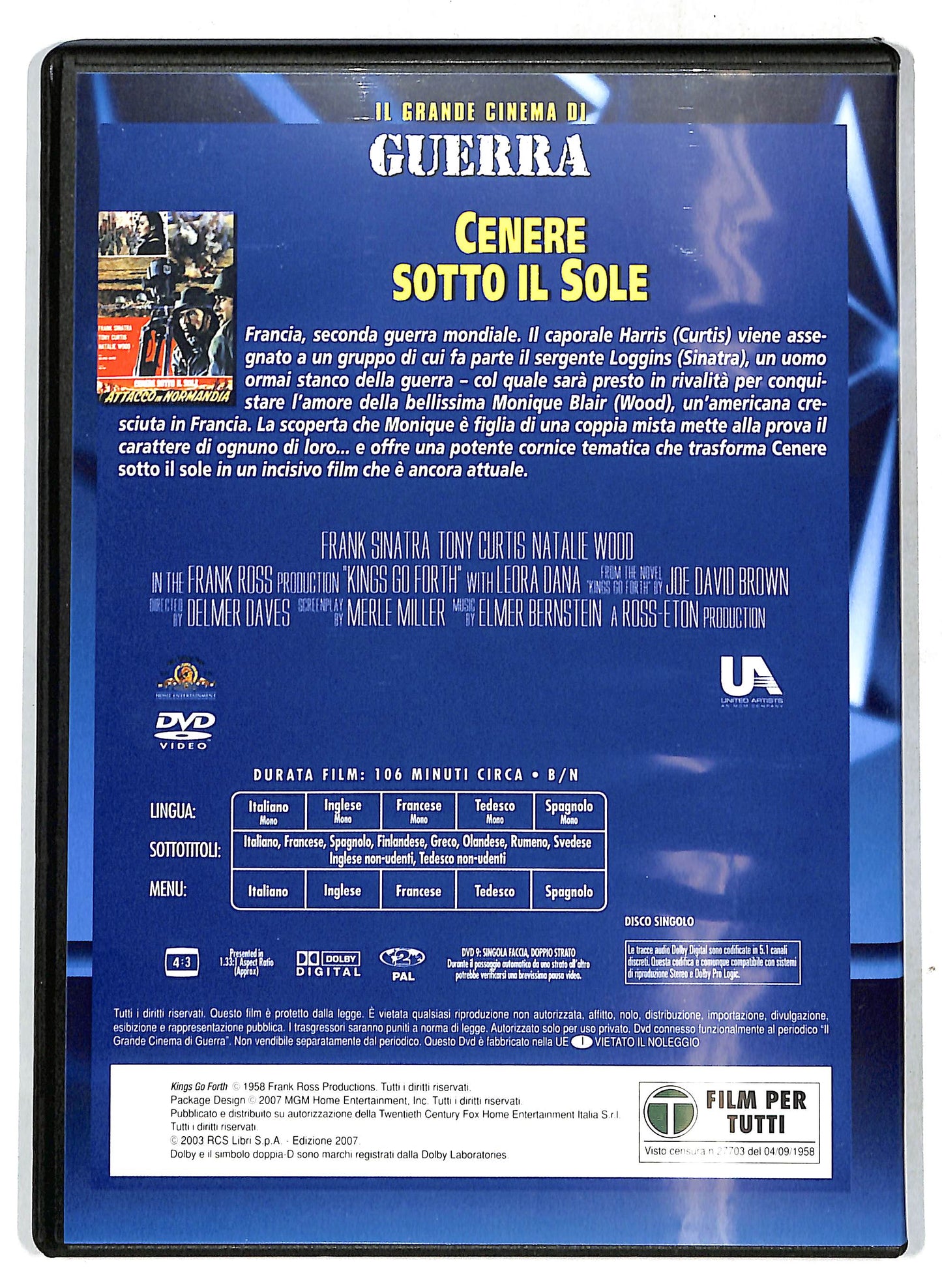 EBOND Il grande cinema di guerra - Cenere sotto il sole EDITORIALE DVD D719961