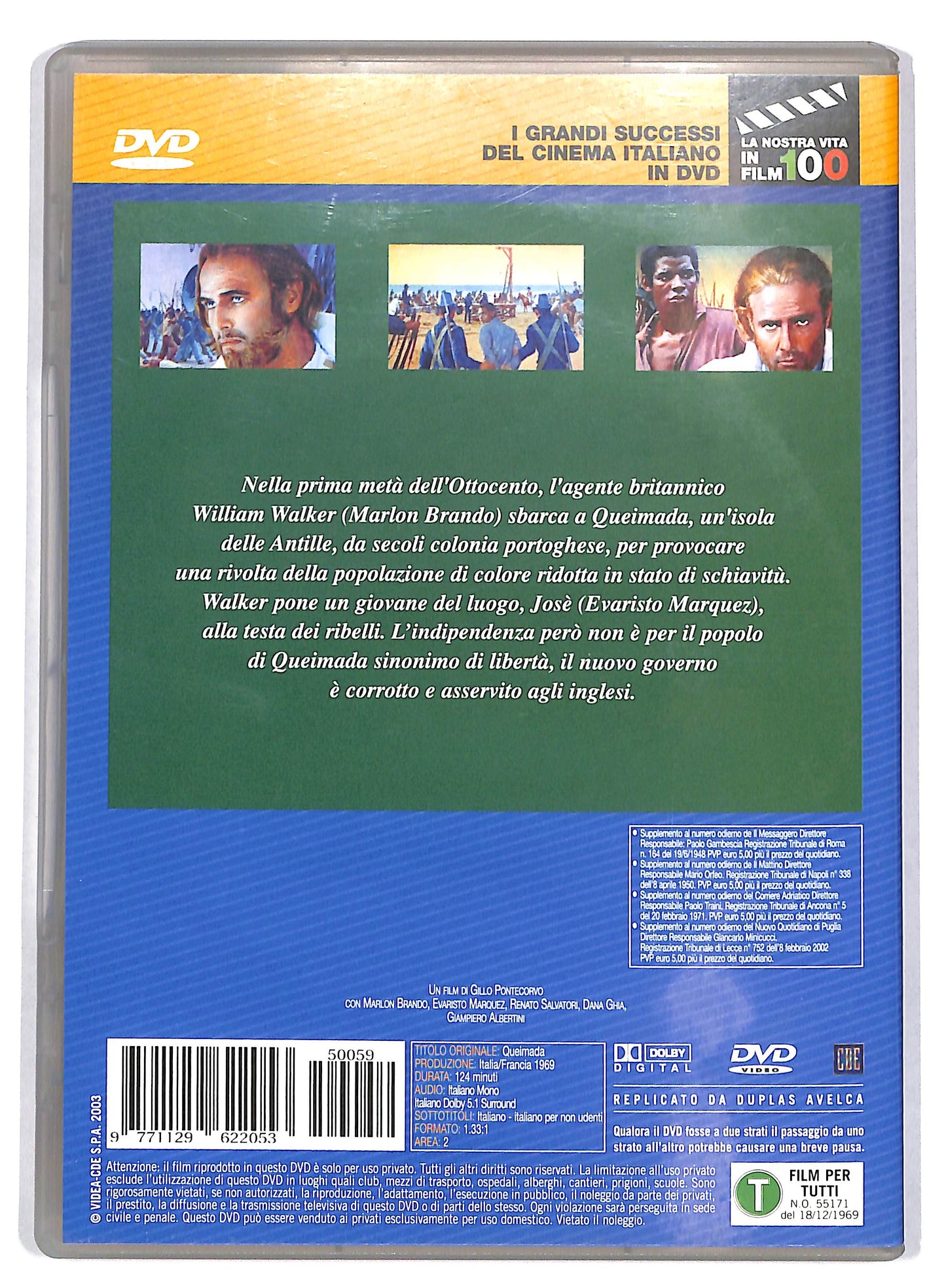 EBOND Queimada EDITORIALE DVD D720159