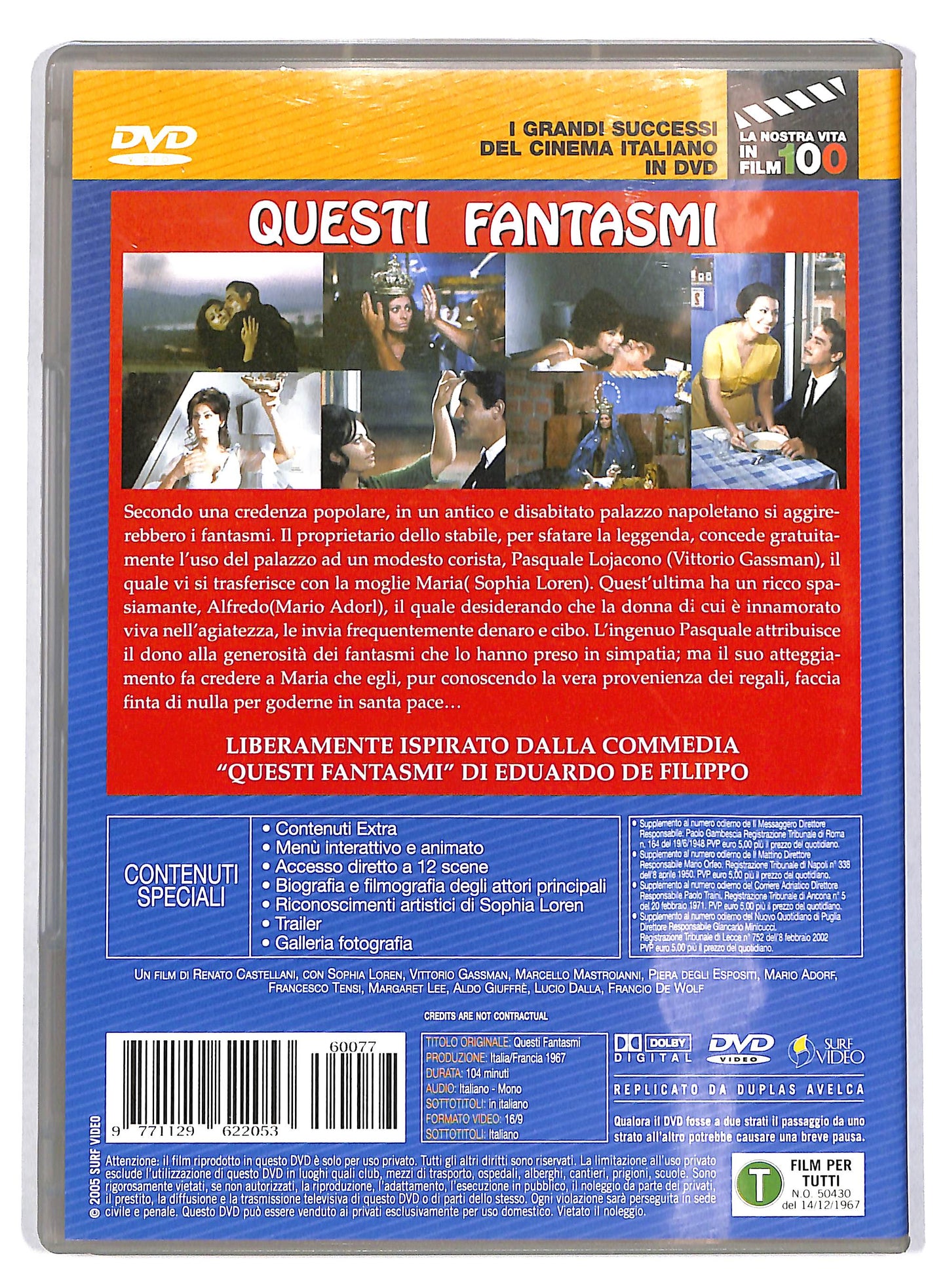EBOND Questi Fantasmi DVD  Editoriale EDITORIALE D720209