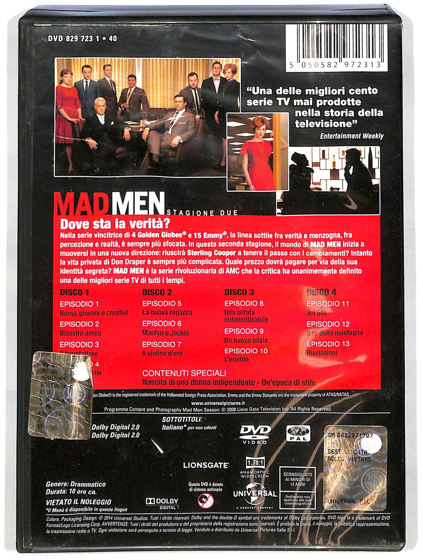 EBOND Mad Men , Stagione 2 DVD D720225