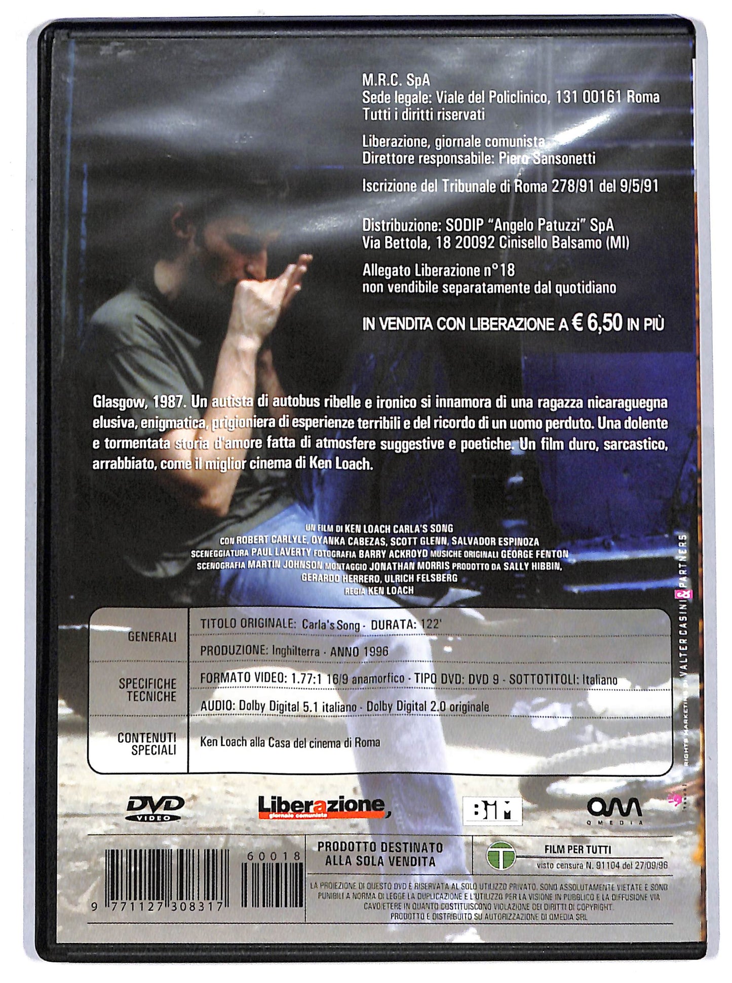 EBOND La canzone di Carla EDITORIALE DVD D720433