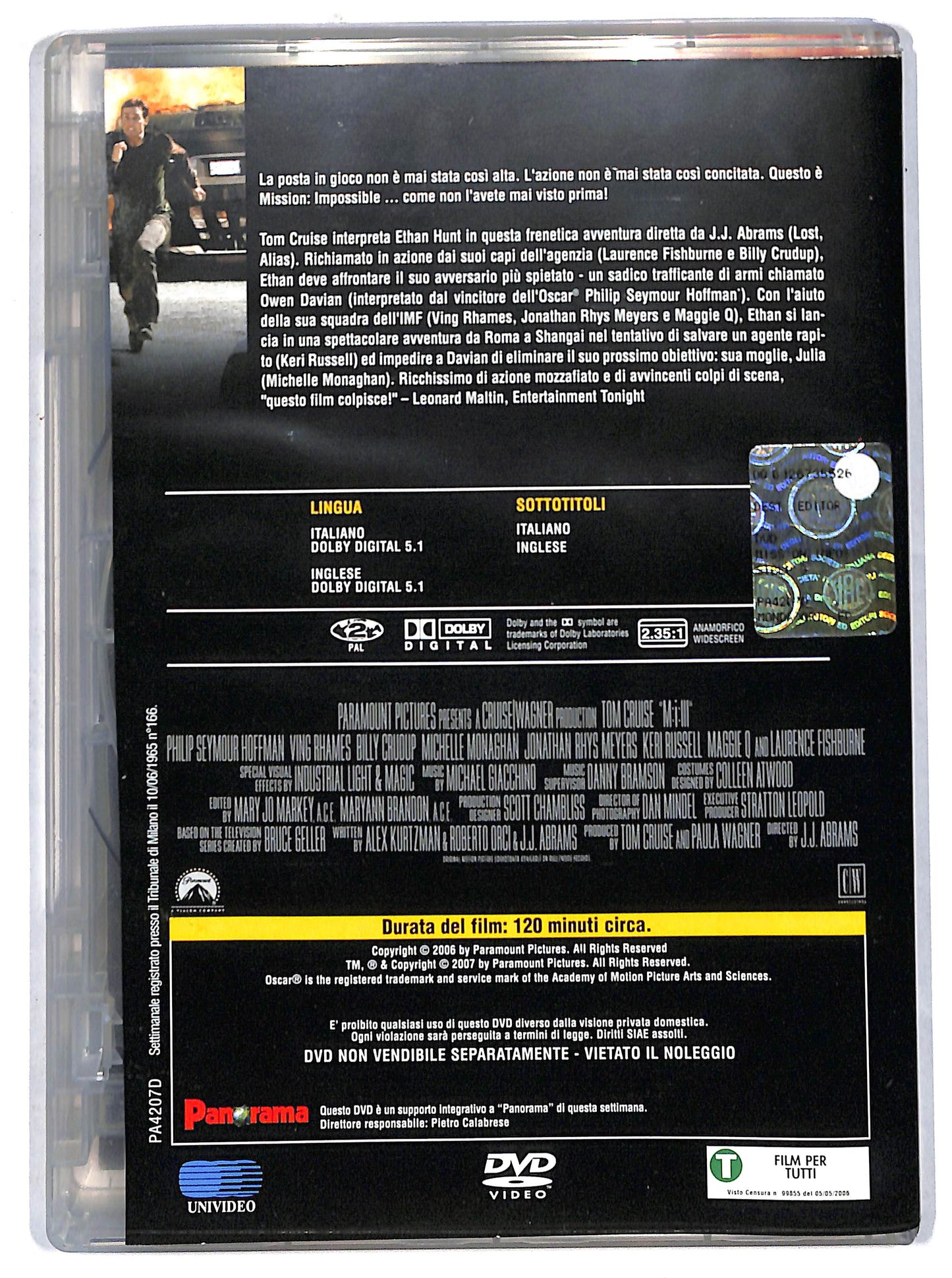 EBOND Mission: Impossible III  EDITORIALE DVD D720552