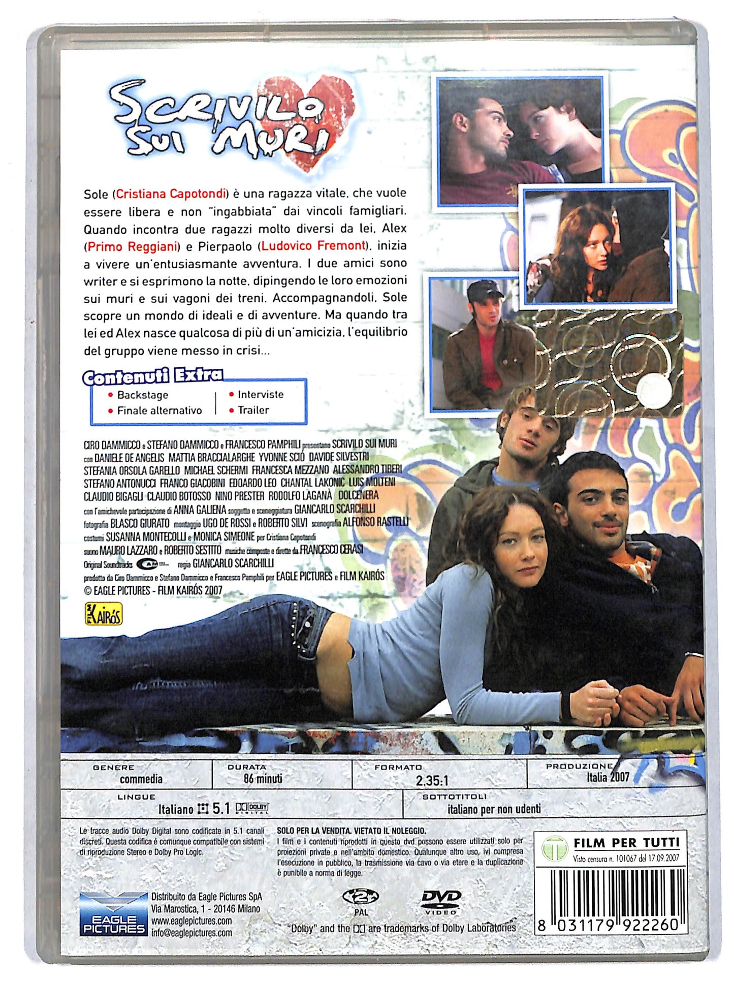 EBOND Scrivilo sui Muri DVD D721040