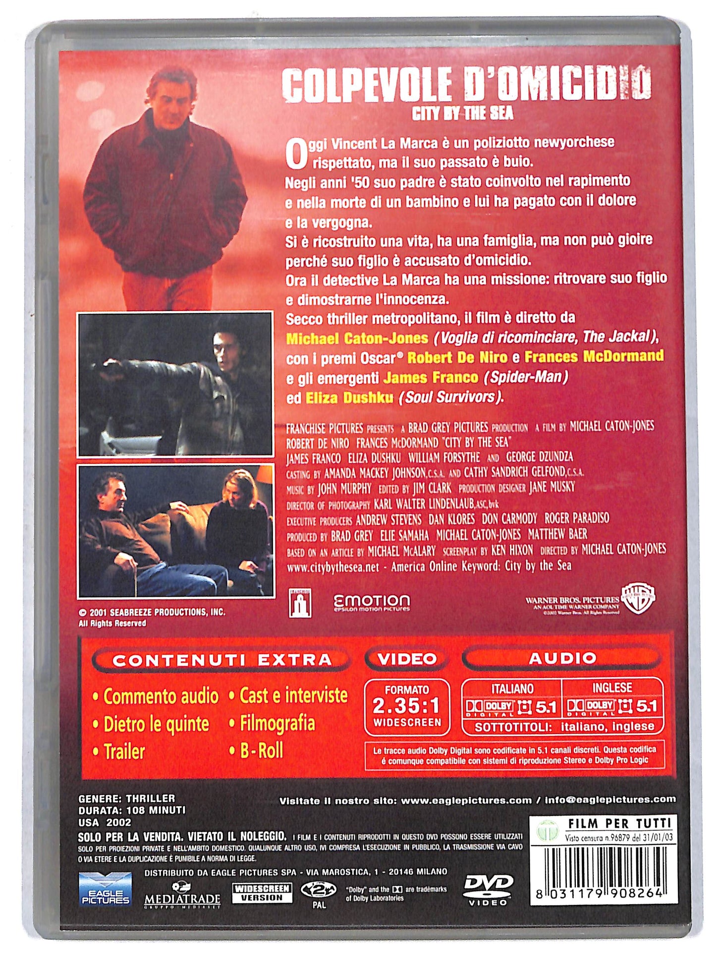 EBOND Colpevole d'omicidio DVD D721048