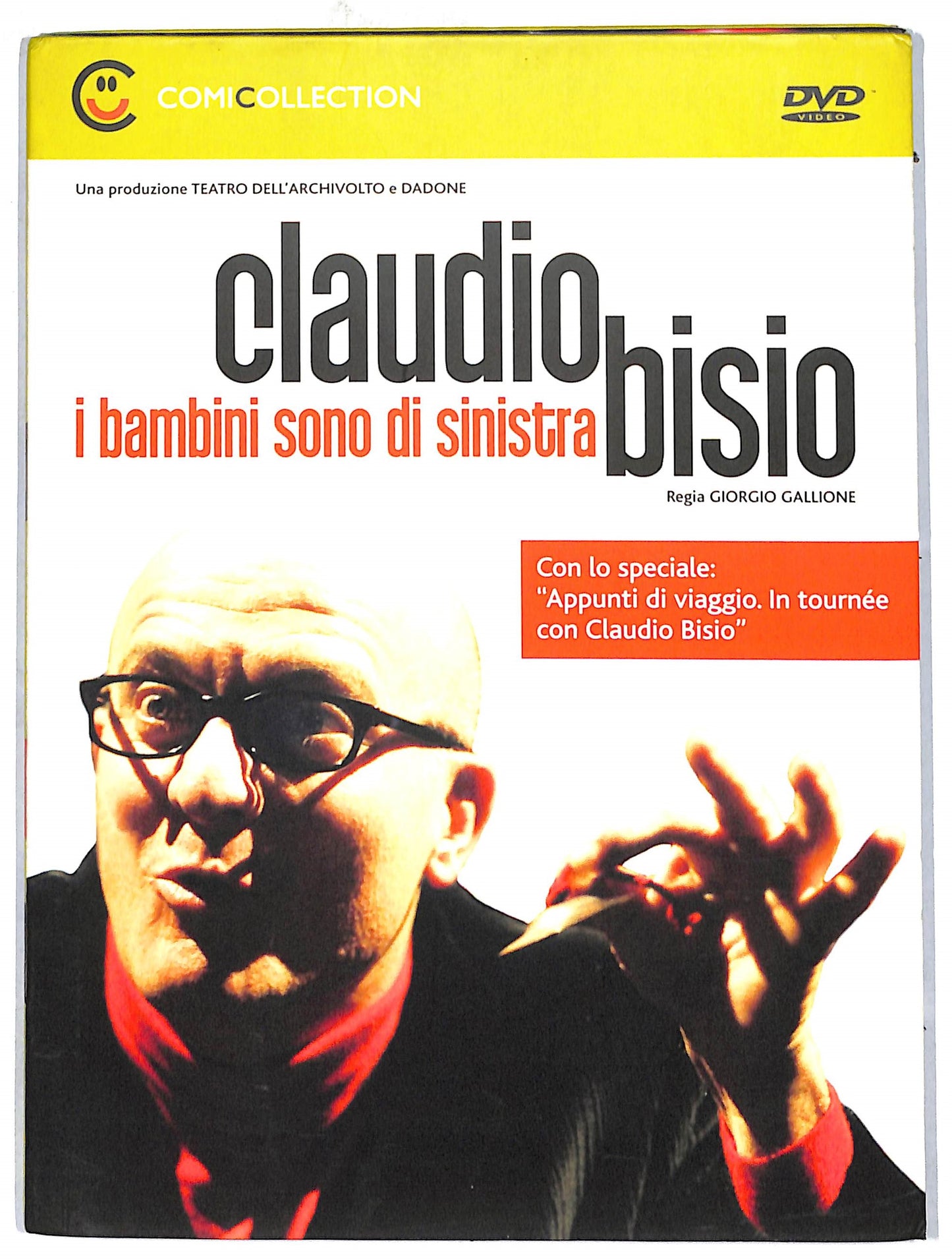 EBOND Claudio Bisio vol 4 - i bambini sono di sinistra EDITORIALE DVD D721064