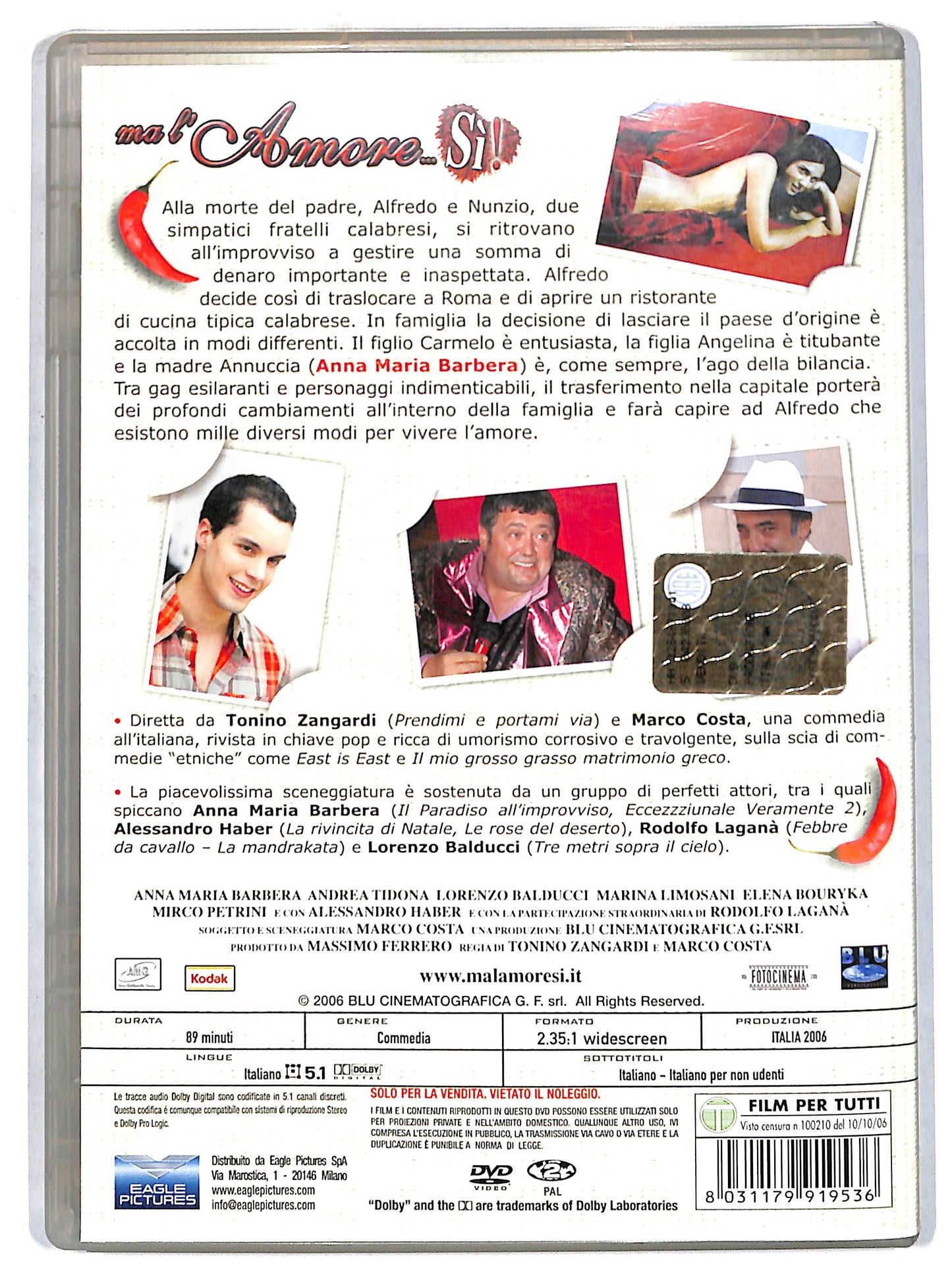 EBOND Ma l'amore...si! DVD D721112