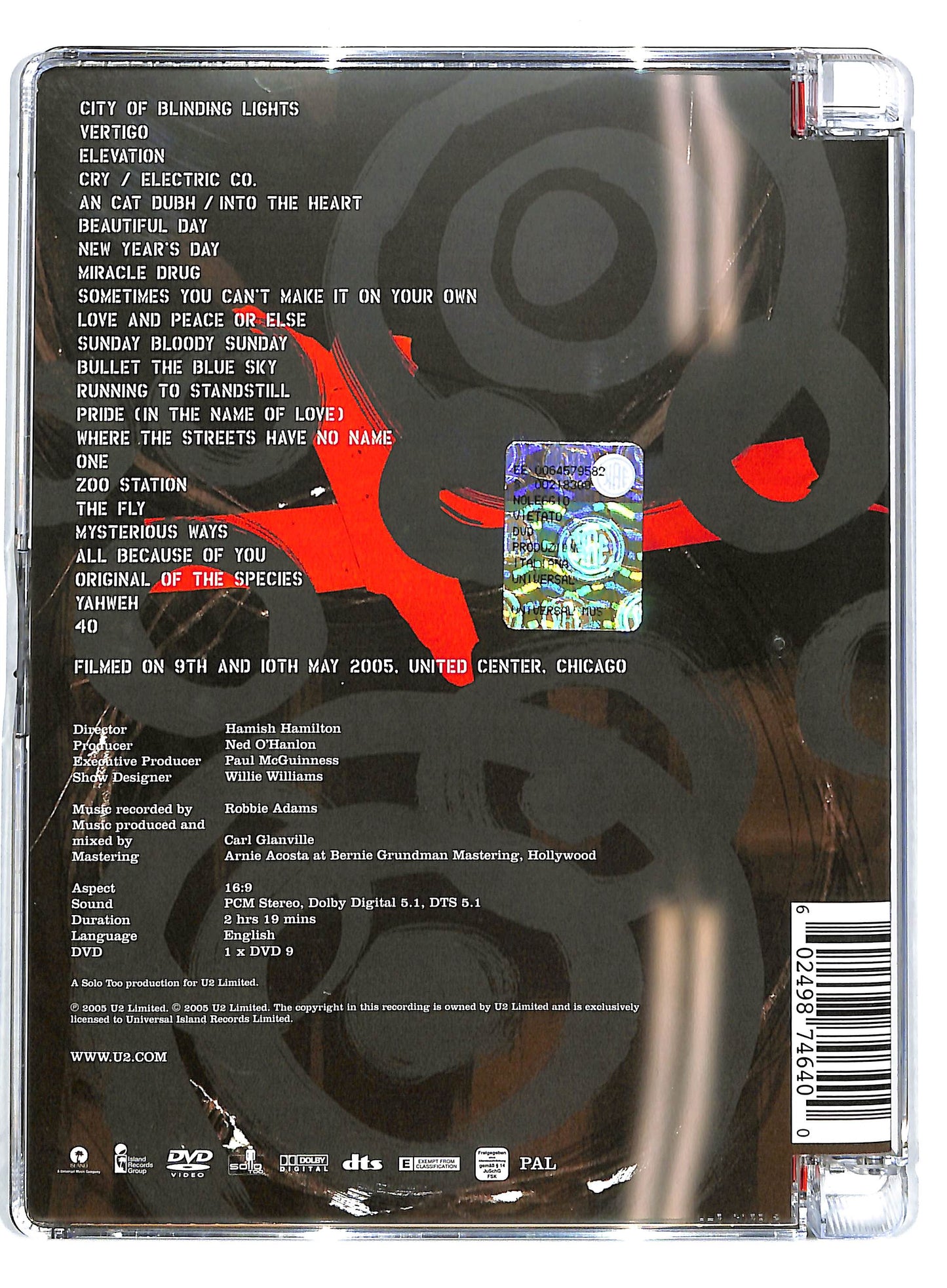 EBOND U2 Vertigo 05 Live from Chicago SJB DVD D721355