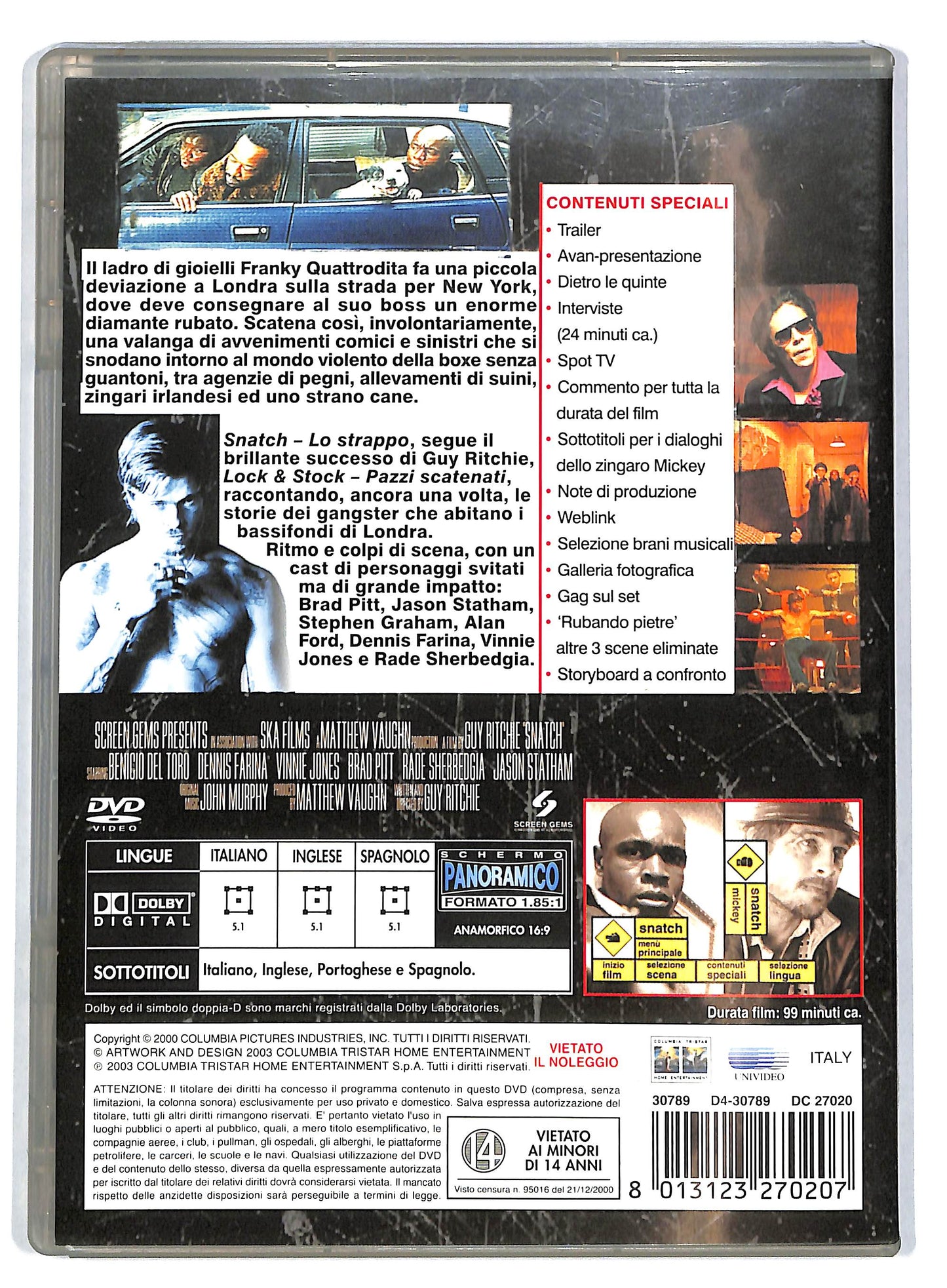 EBOND Snatch lo strappo DVD D721456