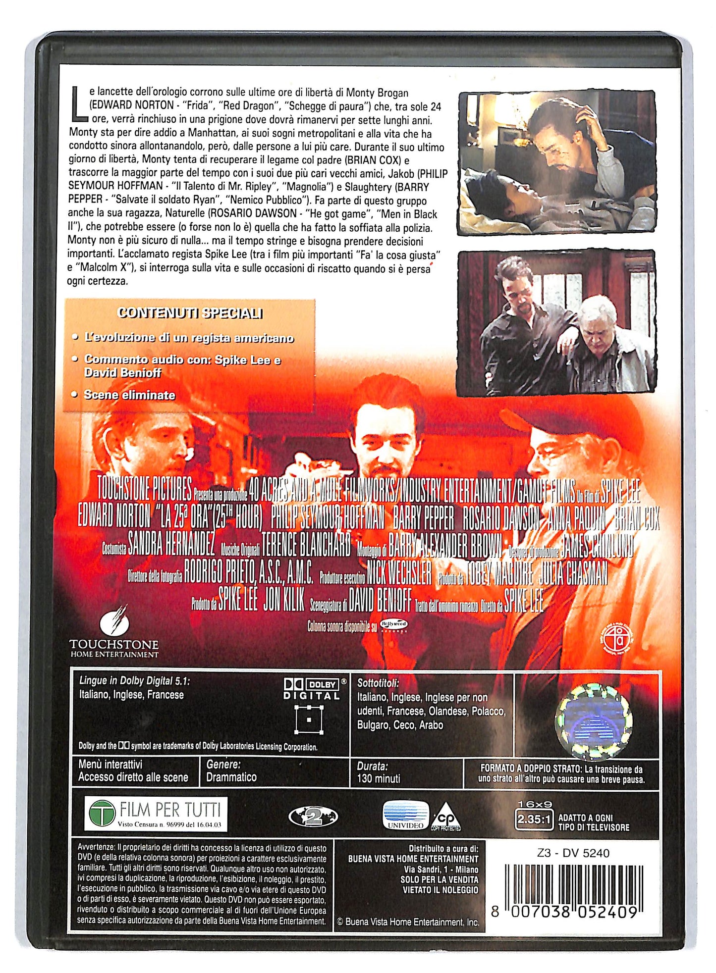 EBOND La 25ª ora  DVD D721501