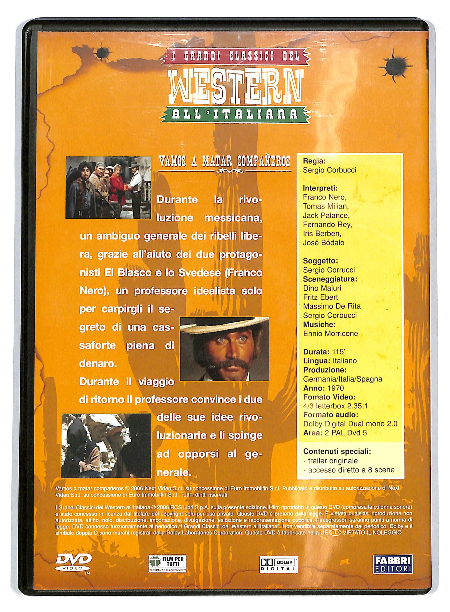 EBOND Wstern all'italiana - Vamos a matar companeros EDITORIALE DVD D721529