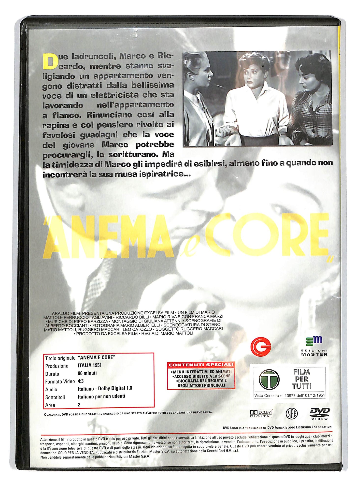 EBOND I Musicarelli - Anema e core EDITORIALE DVD D721615
