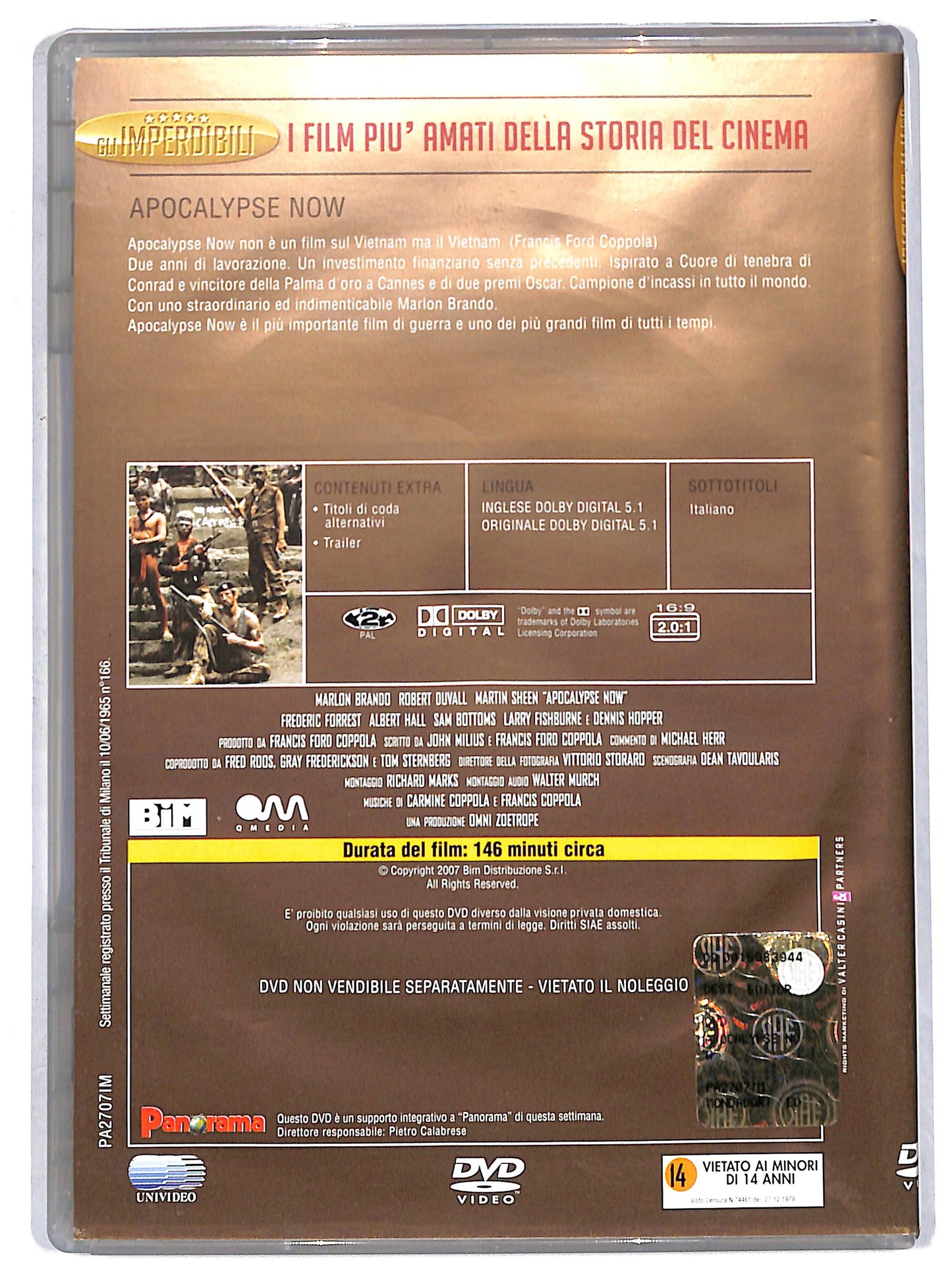 EBOND Apocalypse Now  EDITORIALE DVD D721803