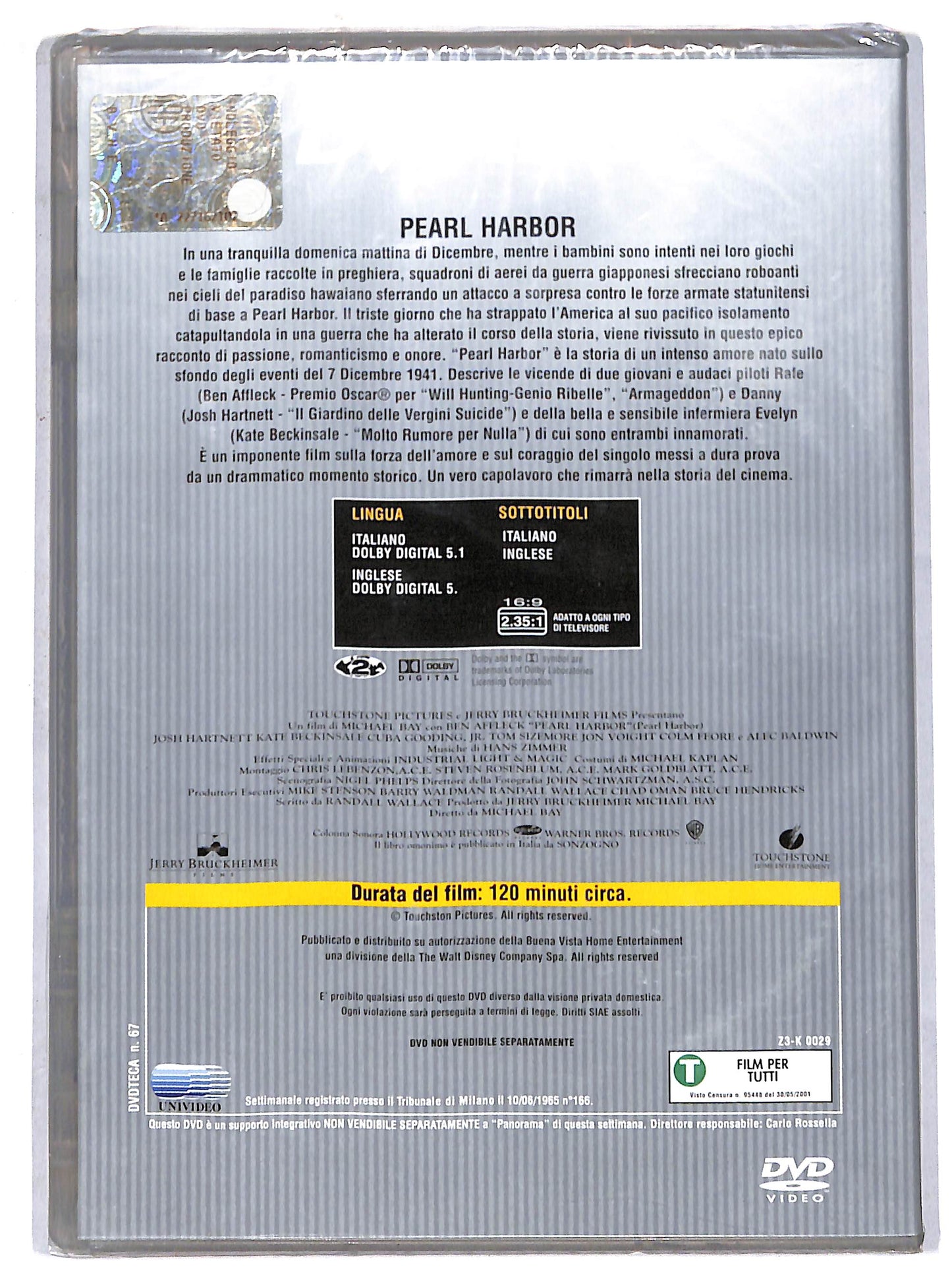 EBOND Pearl Harbor EDITORIALE DVD D721861