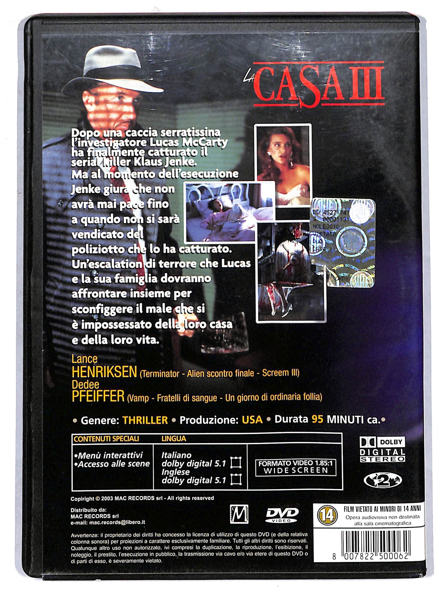 EBOND la casa III DVD D721906