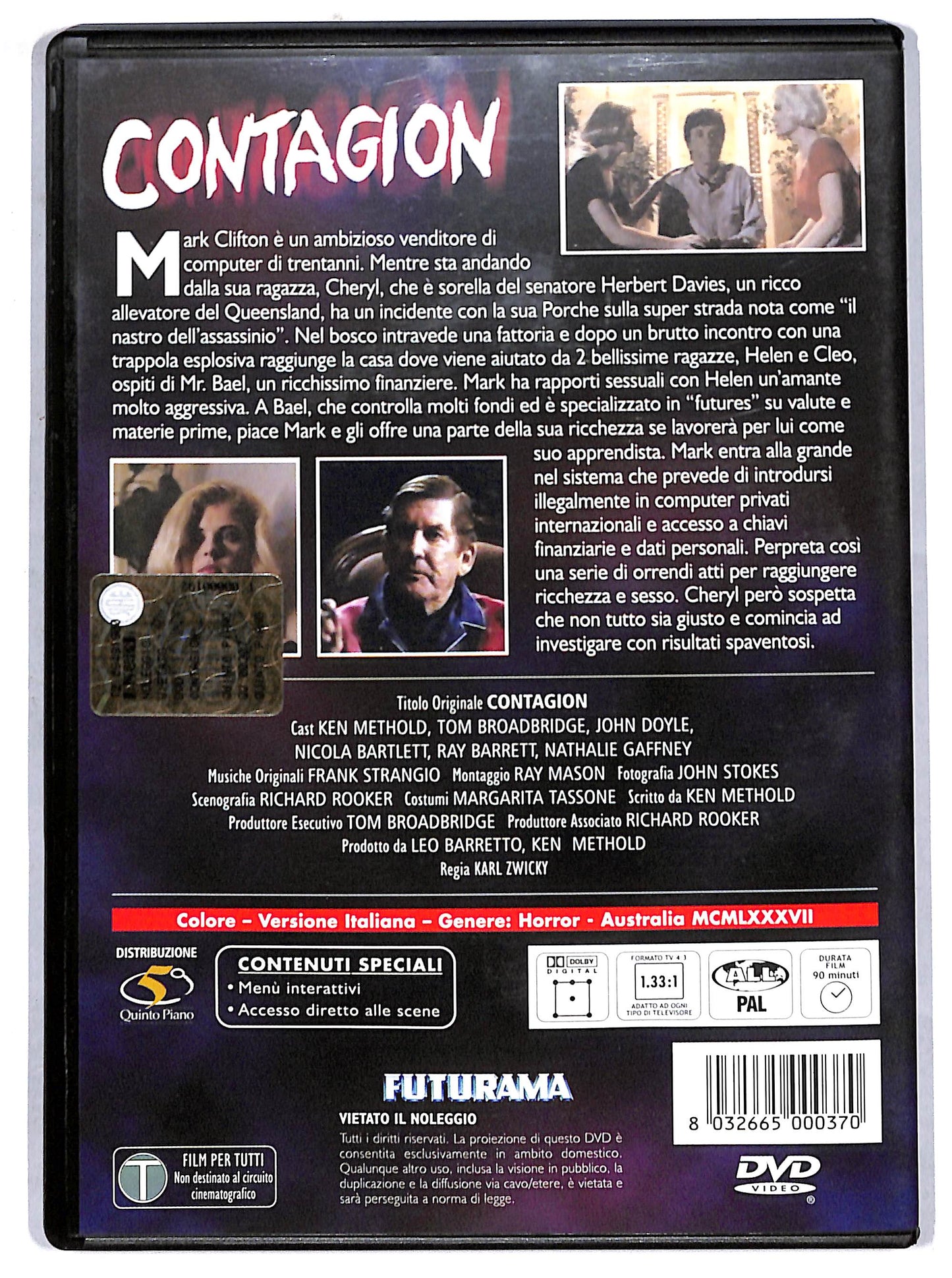 EBOND Contagion DVD D721923