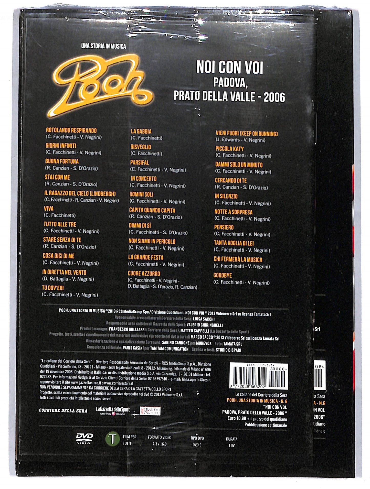 EBOND Pooh noi con voi vol 6 - padova 2006  EDITORIALE DVD D722029