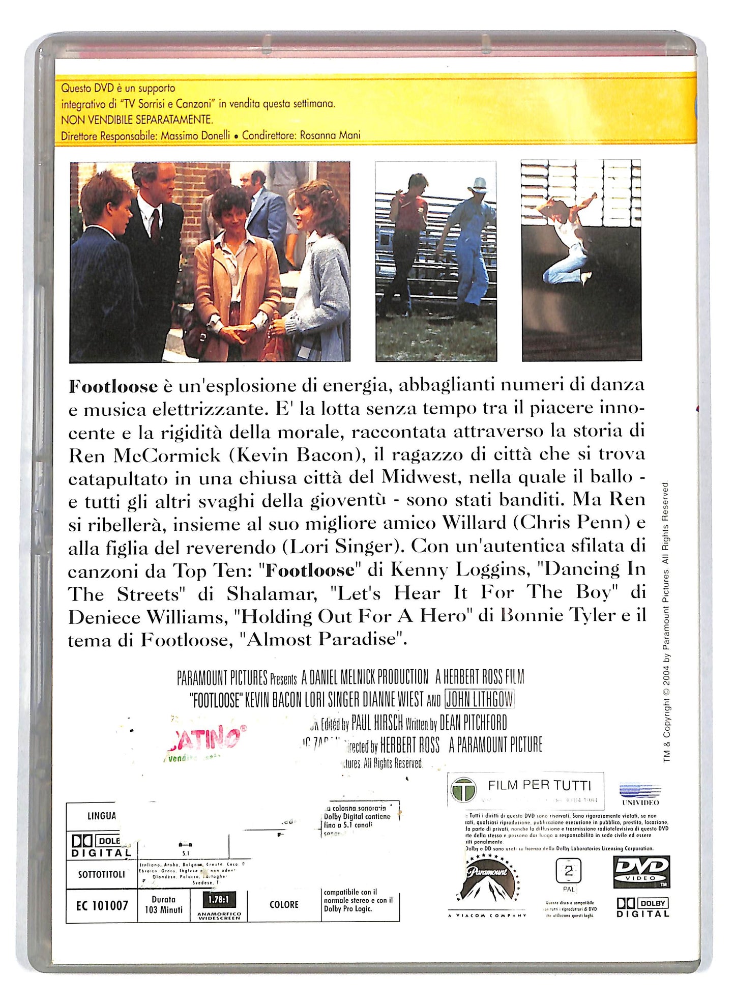 EBOND Footloose EDITORIALE DVD D722112