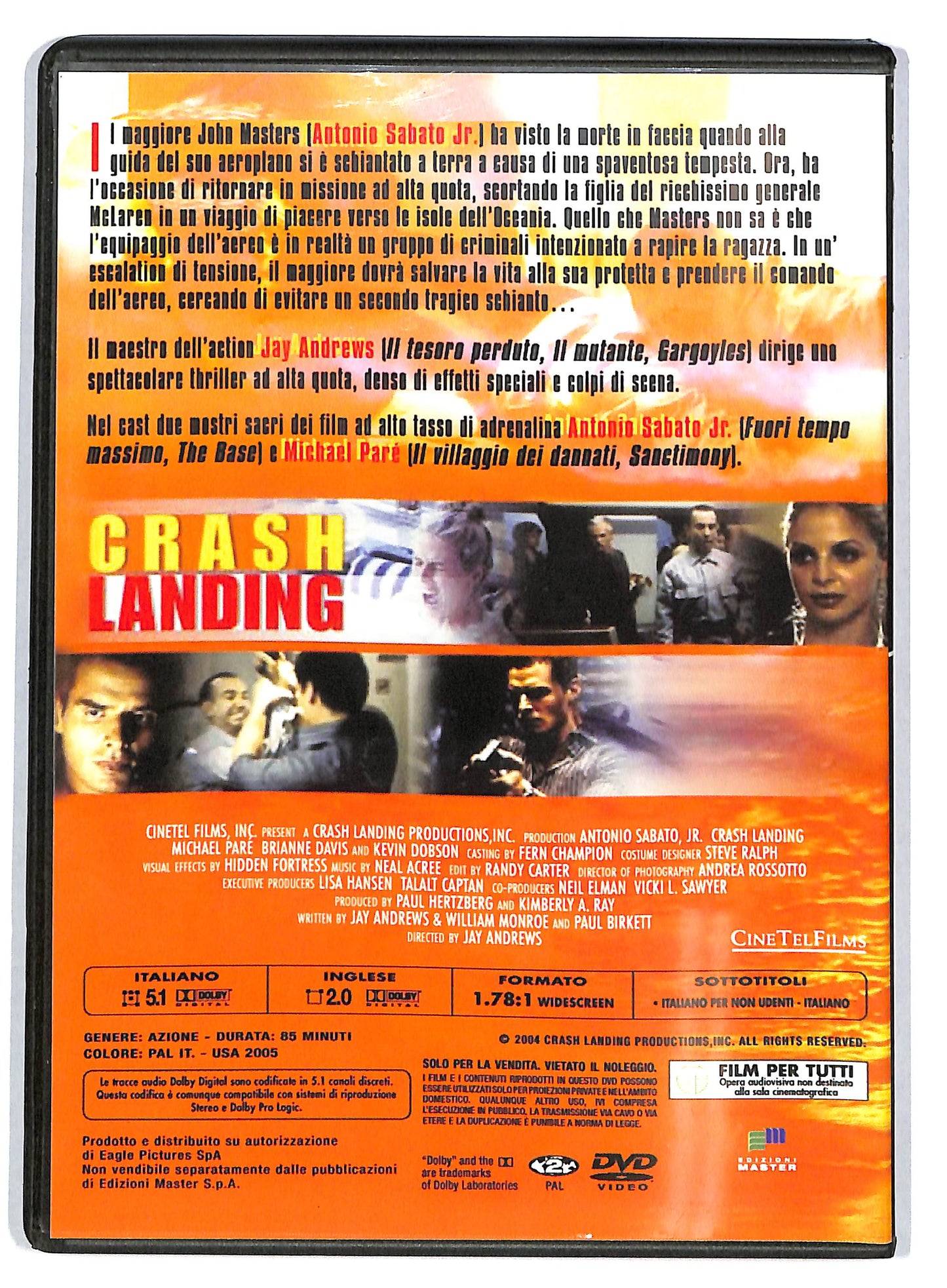 EBOND Crash Landing  EDITORIALE  DVD D722142