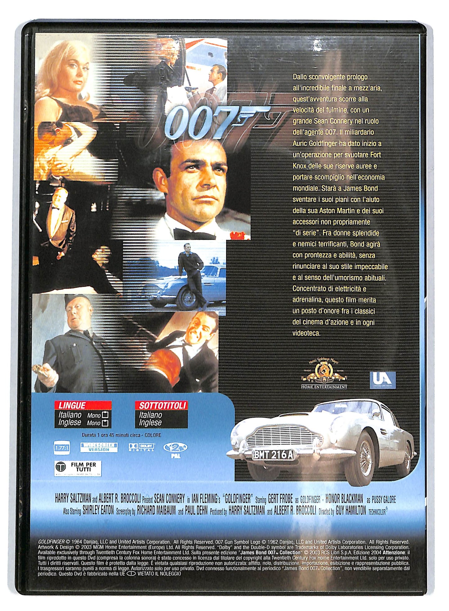 EBOND Missione Goldfinger- EDITORIALE  DVD D722162