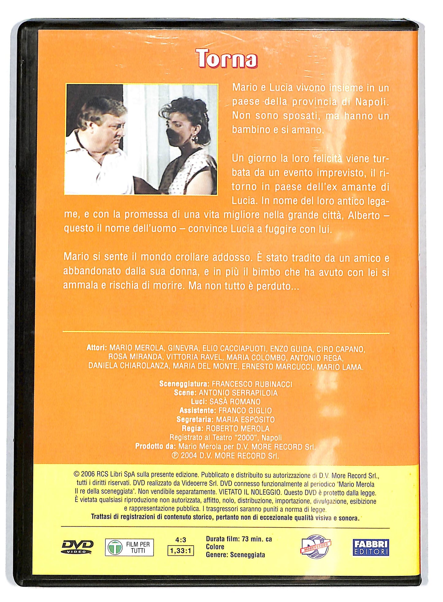 EBOND Mario Merola Sceneggiati - Torna EDITORIALE DVD D722235