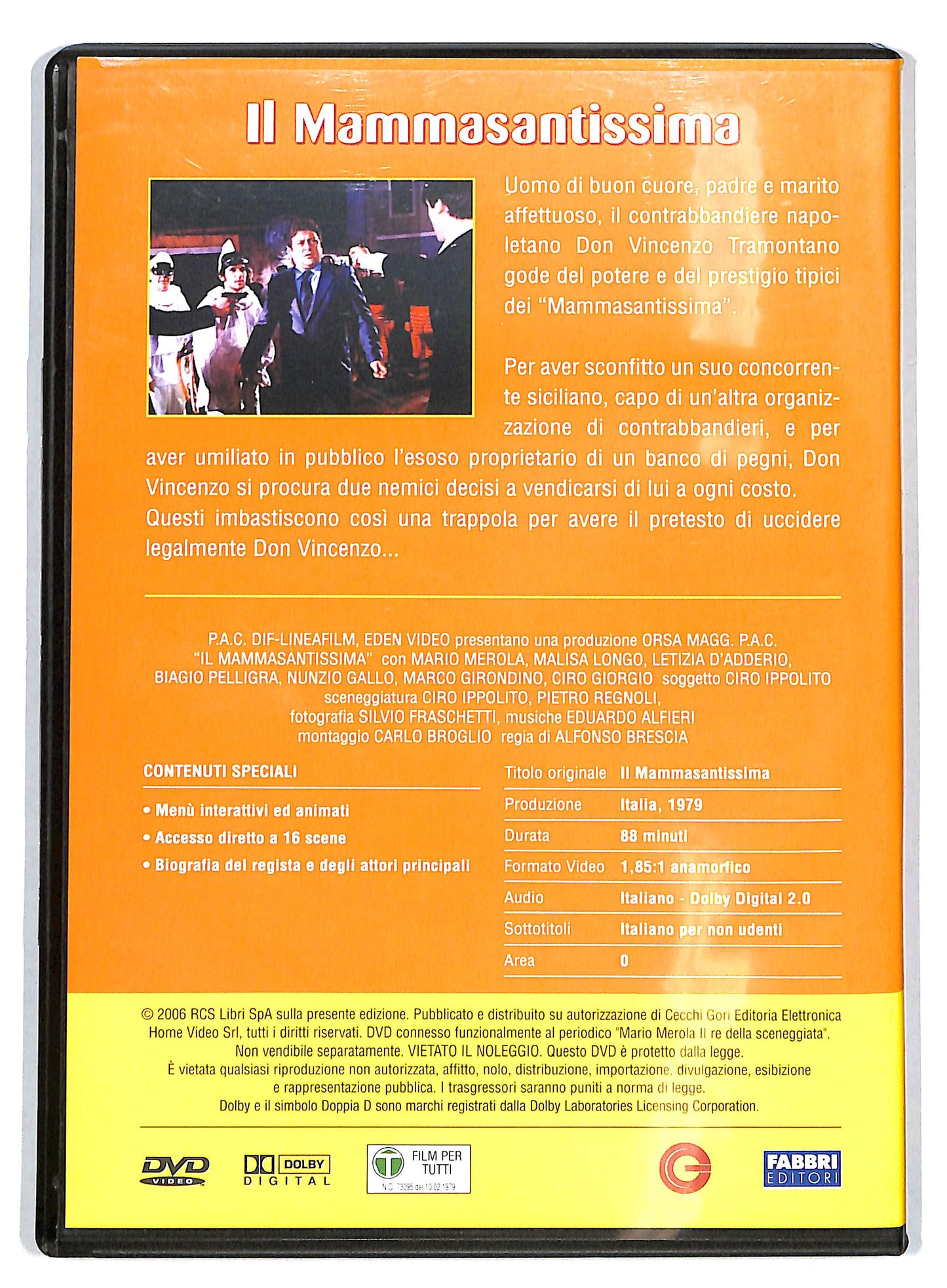 EBOND Mario Meerola Sceneggiata - Il mammasantissima EDITORIALE  DVD D722241