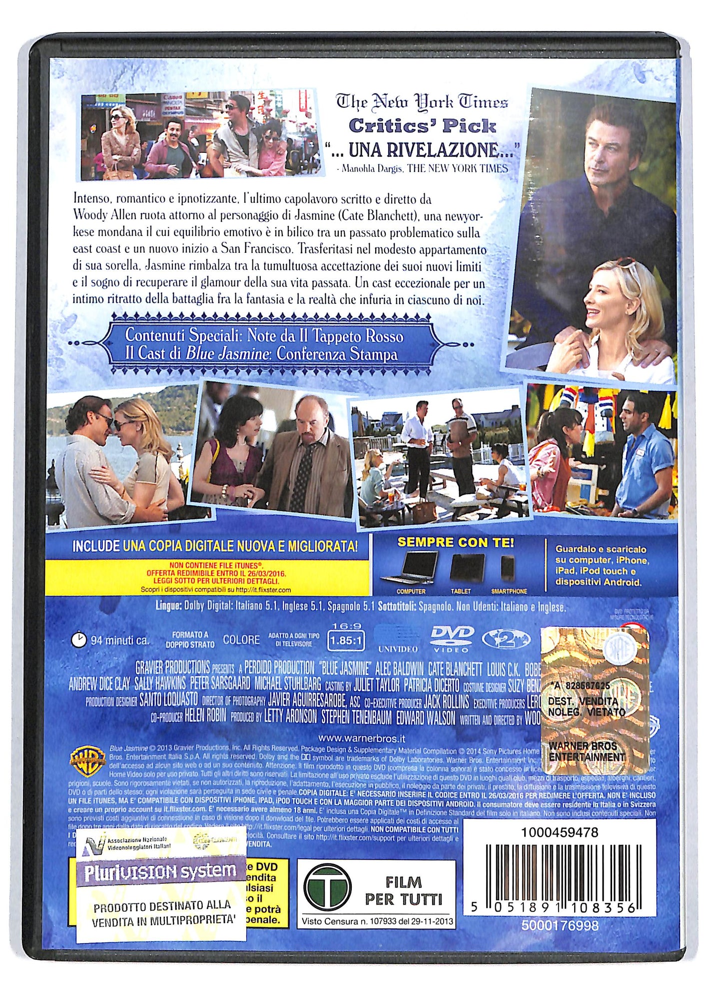 EBOND Blue Jasmine  NOLEGGIO DVD D722348