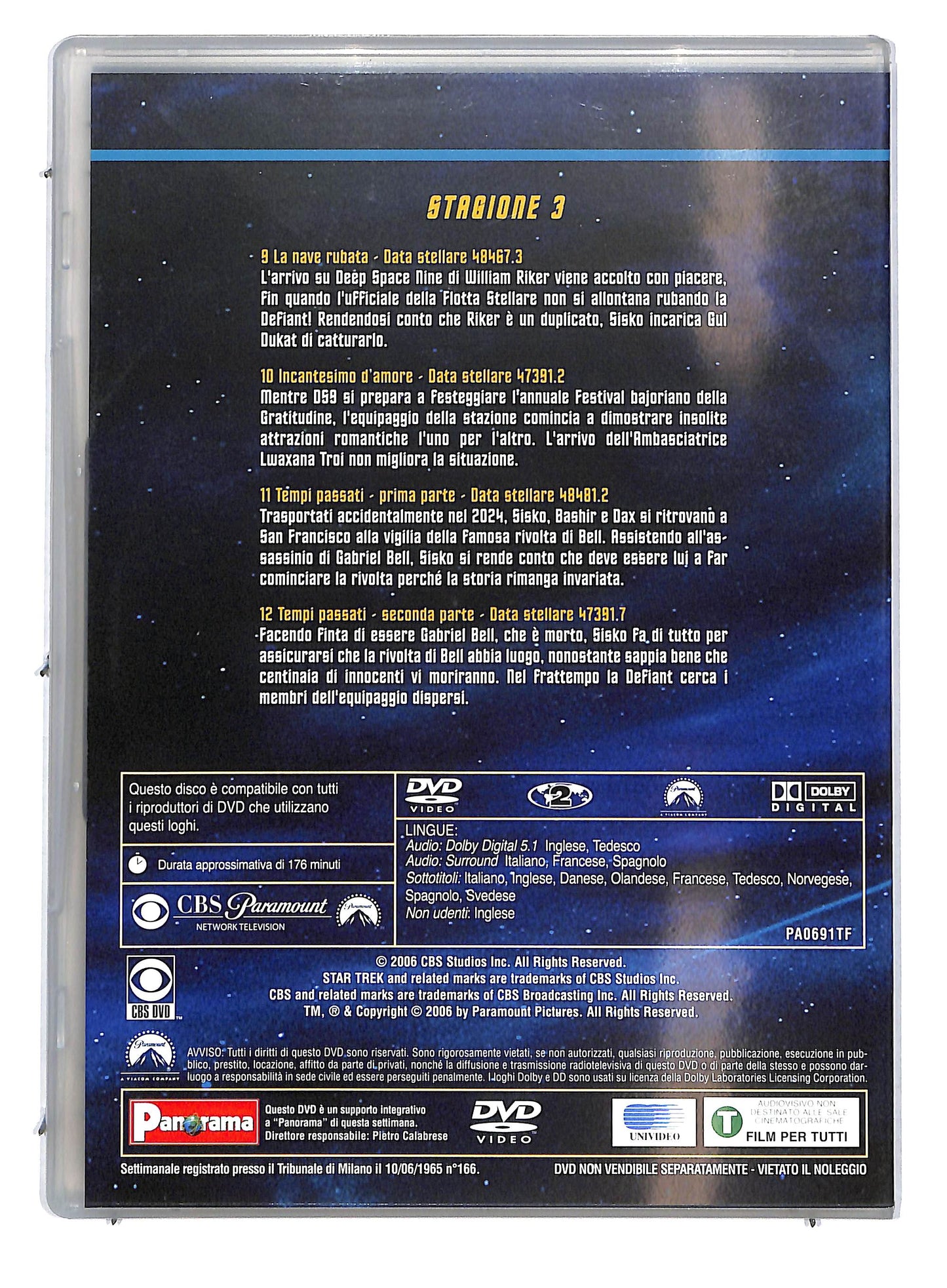 EBOND Star Trek: Deep Space Nine Stagione 3 Volume 3 EDITORIALE  DVD D722354