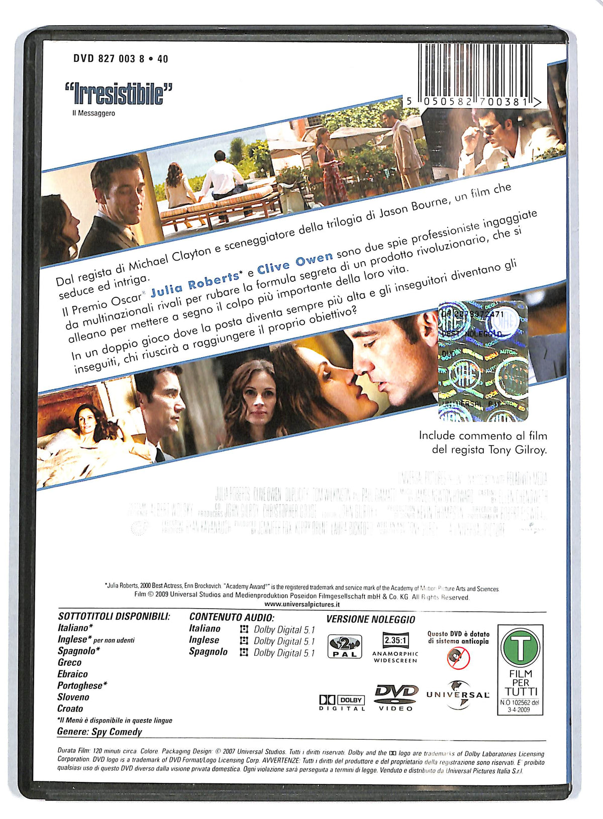 EBOND Duplicity Noleggio DVD D722467
