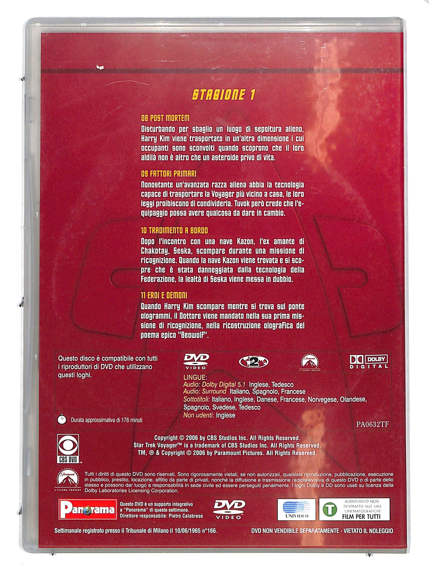 EBOND Star Trek: Voyager Stagione 1 Volume 3 EDITORIALE  DVD D722514
