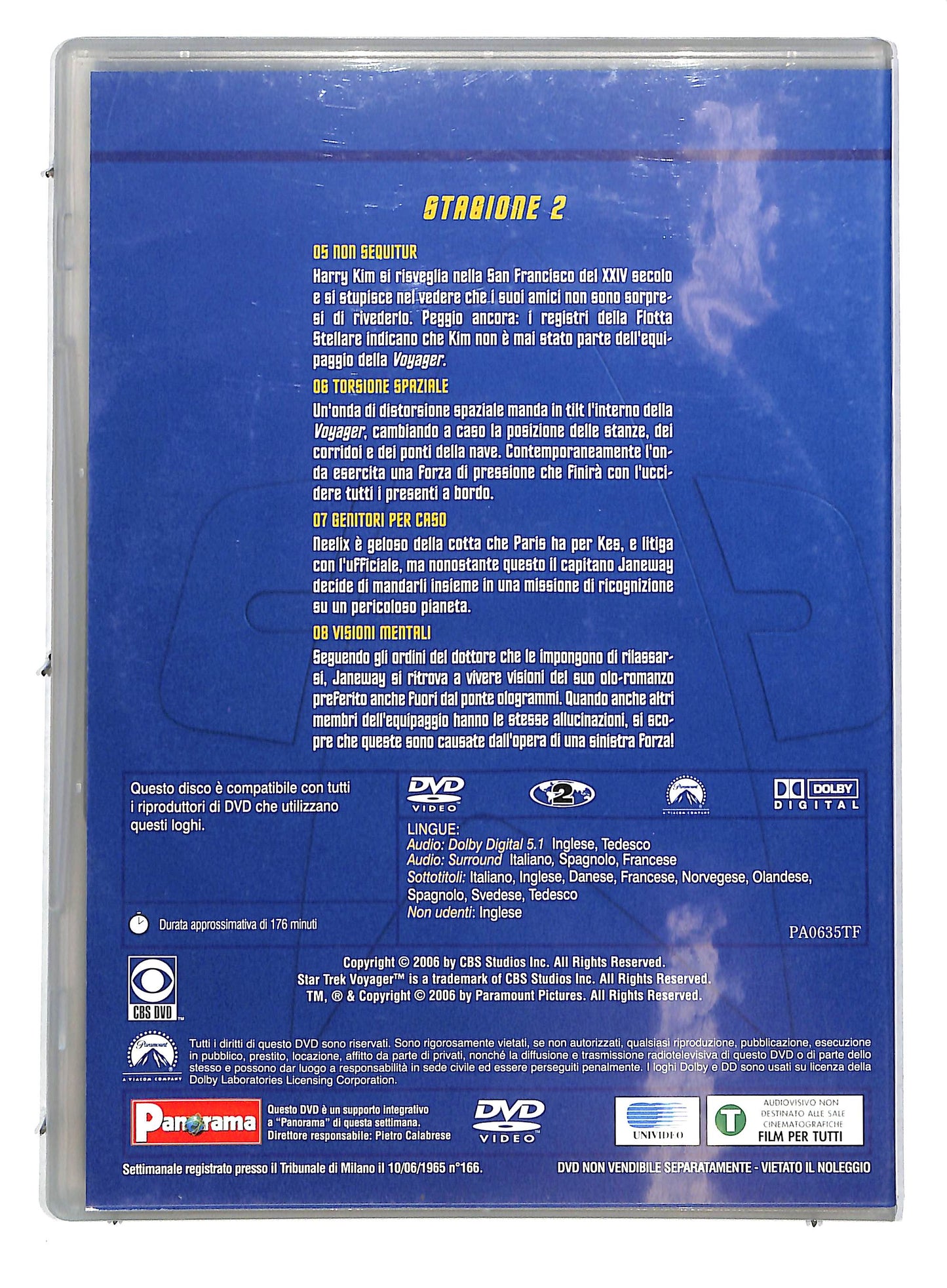 EBOND Star Trek: Voyager Stagione 2 Volume 2 EDITORIALE DVD D722516