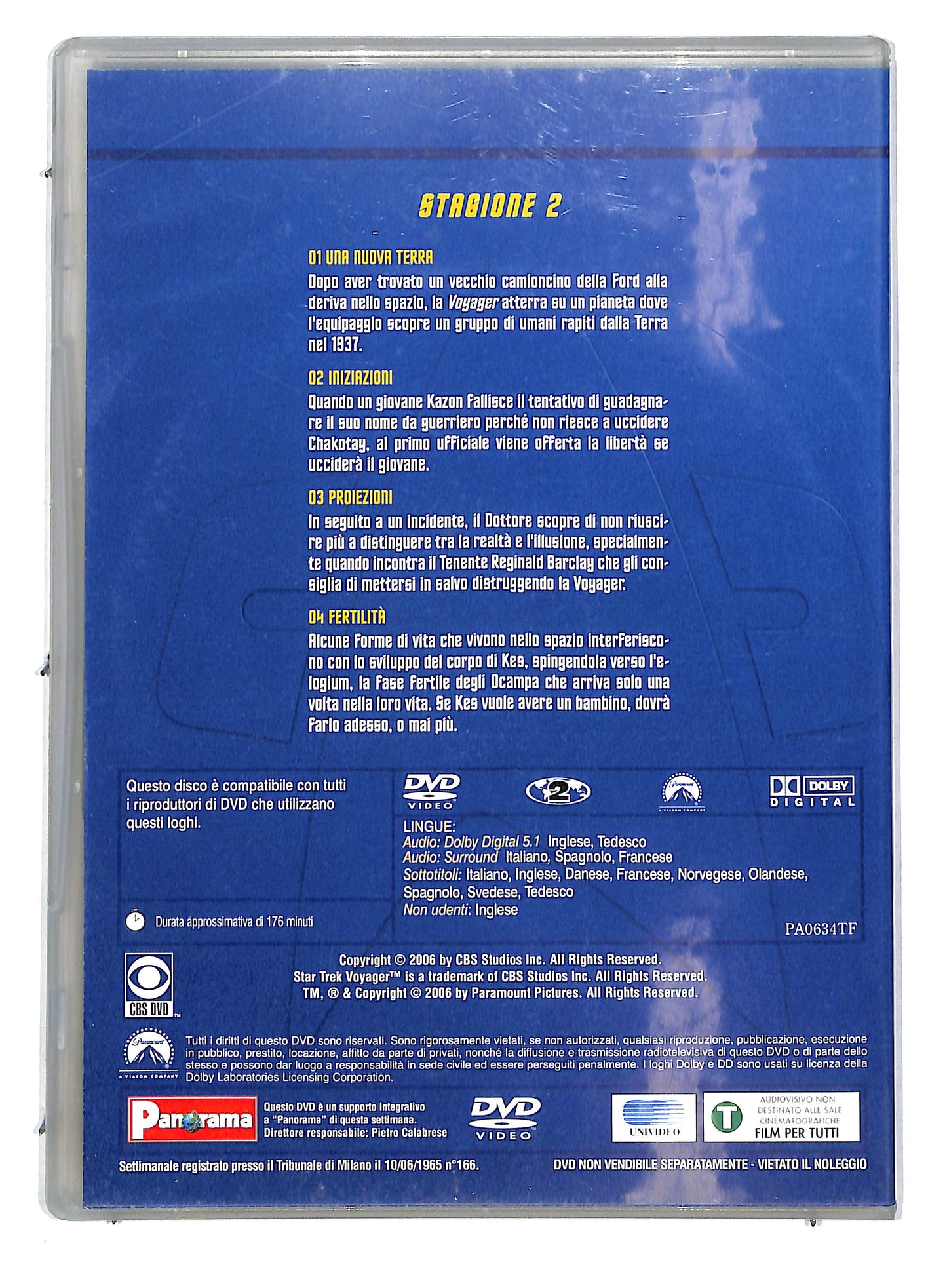 EBOND Star Trek: Voyager Stagione 2 Volume 1  EDITORIALE DVD D722517
