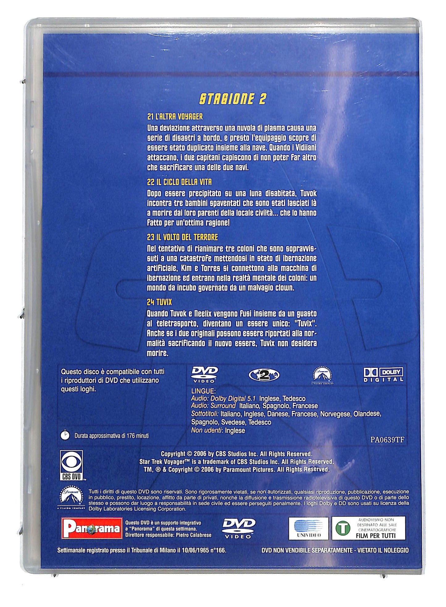 EBOND Star Trek: Voyager Stagione 2 Volume 6 EDITORIALE  DVD D722518