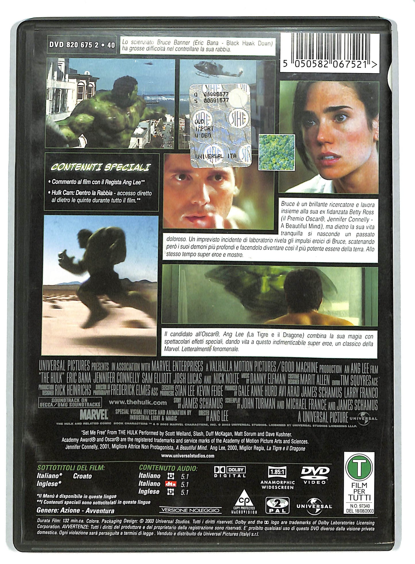 EBOND Hulk  NOLEGGIO DVD D722525