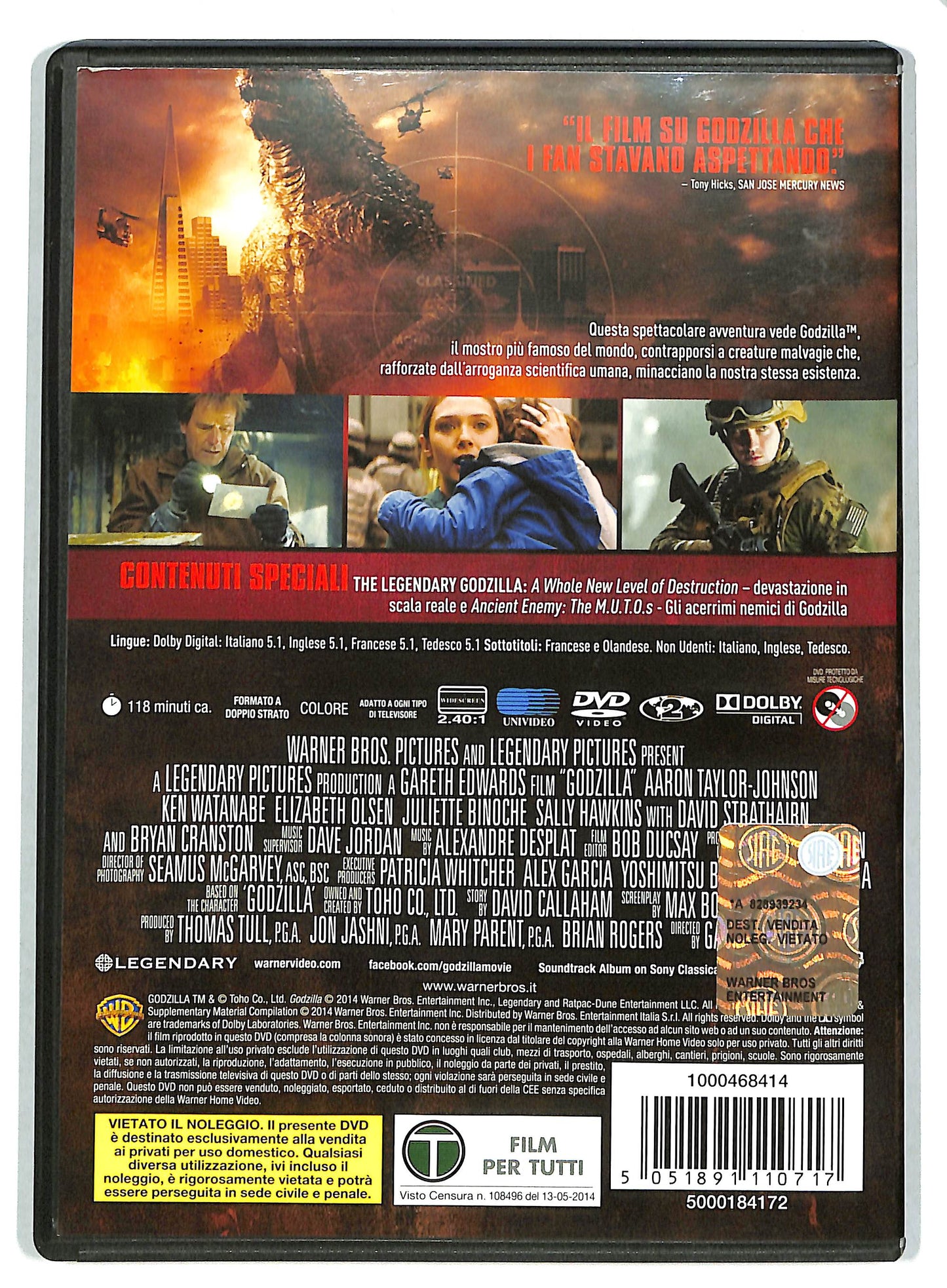 EBOND Godzilla  DVD D722568