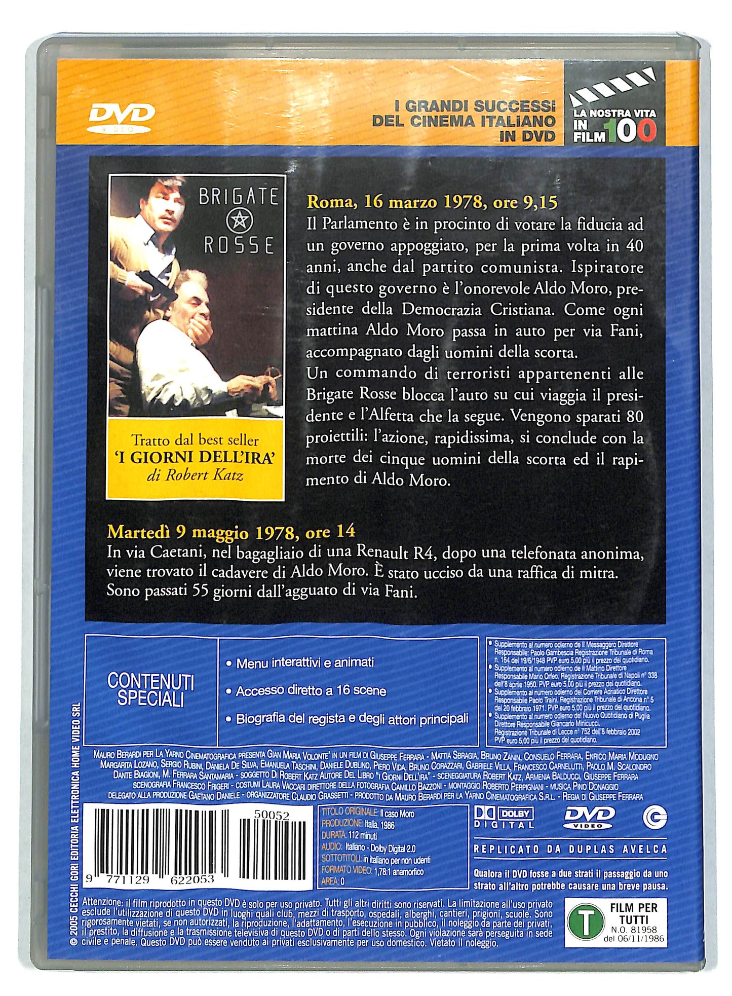EBOND Il caso Moro  EDITORIALE DVD D722814