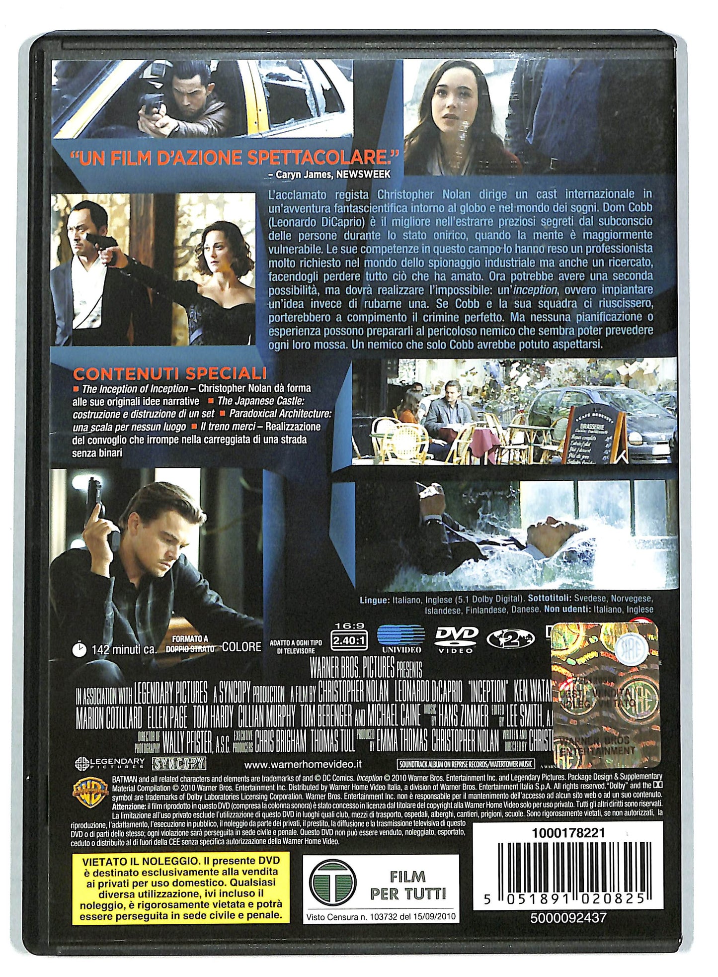 EBOND Inception DVD D722826