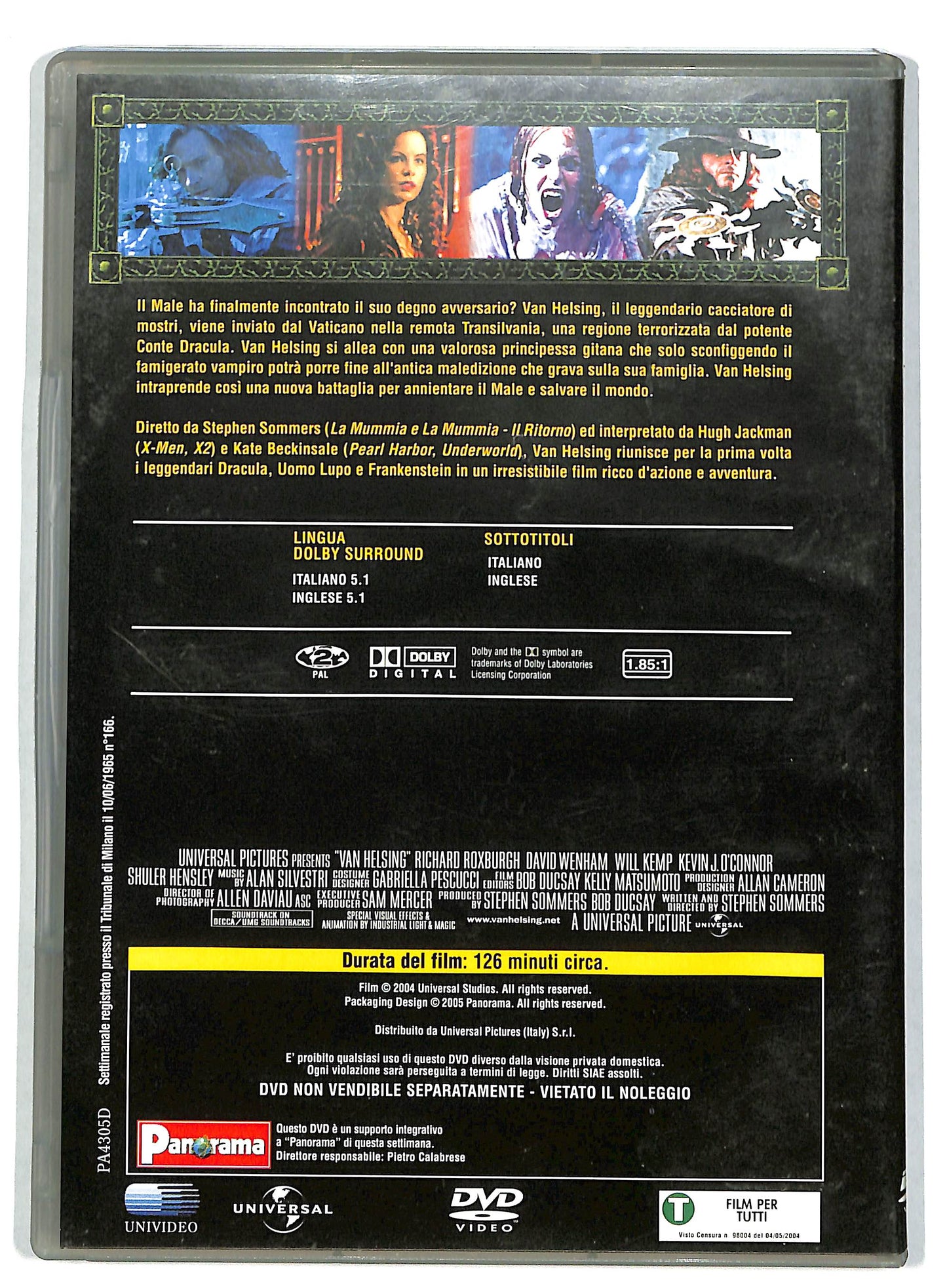 EBOND Van Helsing  EDITORIALE DVD D722847