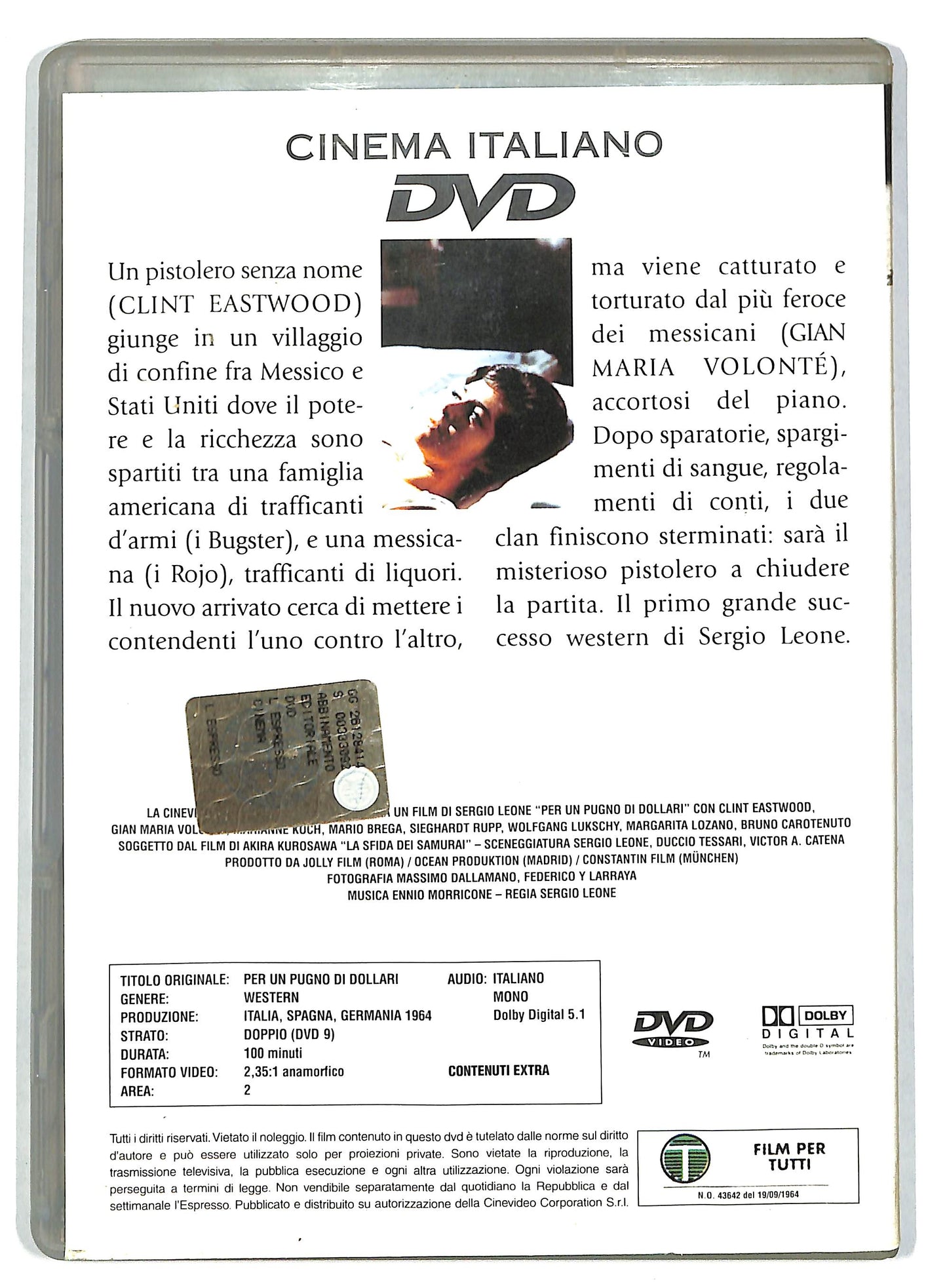 EBOND Per Un Pugno Di Dollari  DVD D722908