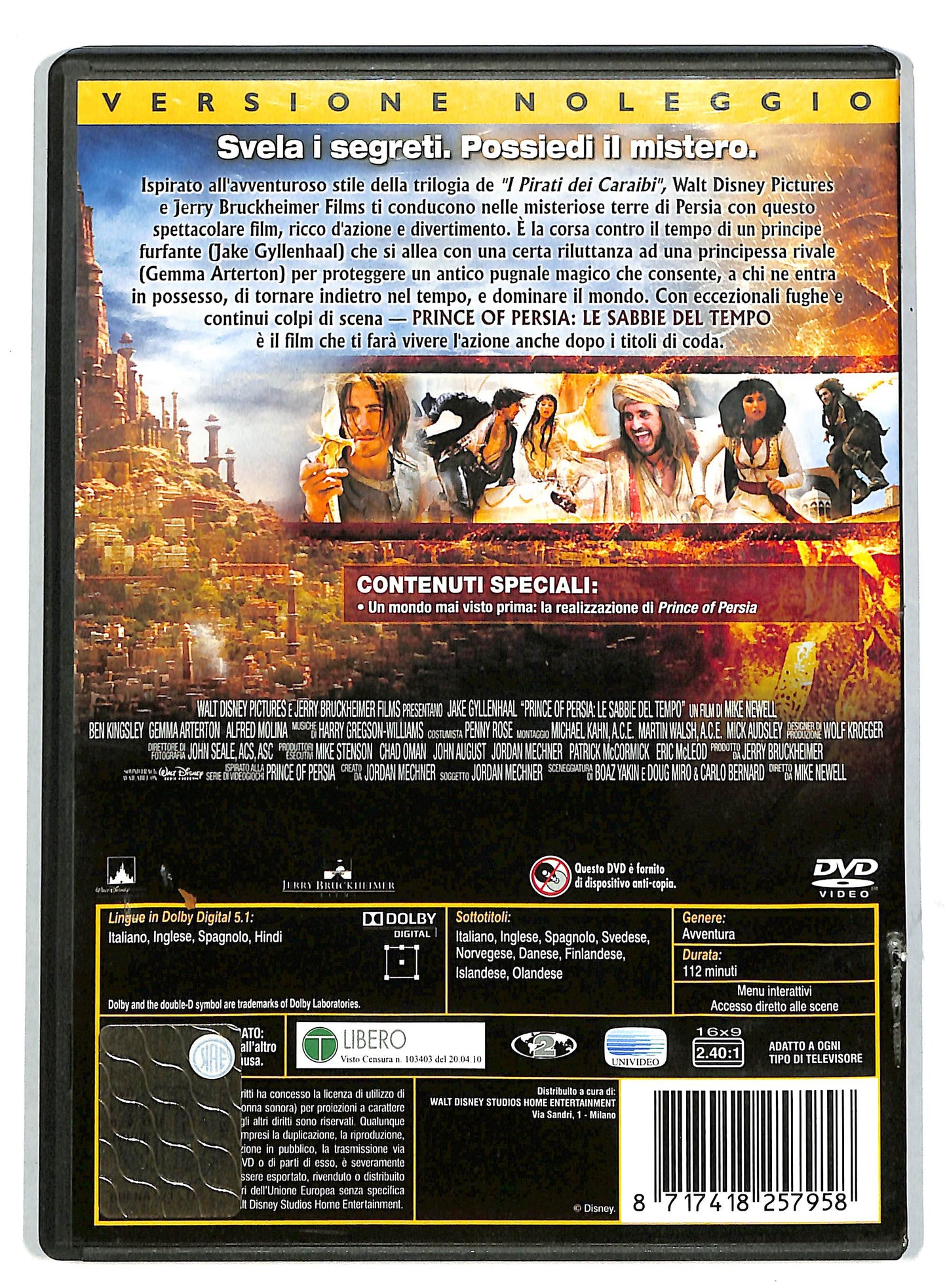 EBOND Prince of Persia - Le sabbie del tempo NOLEGGIO DVD D722928