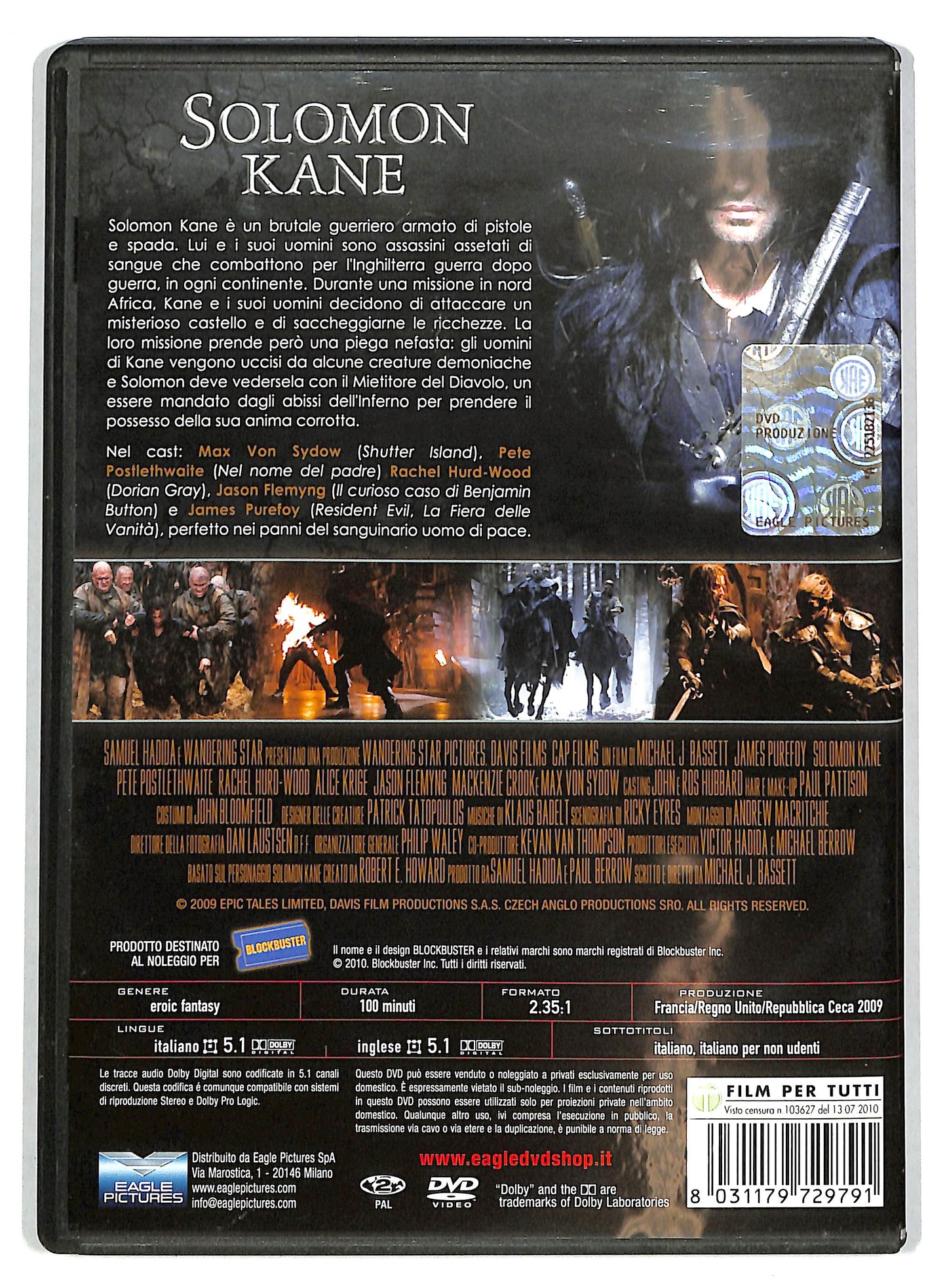 EBOND Solomon kane NOLEGGIO DVD D722958