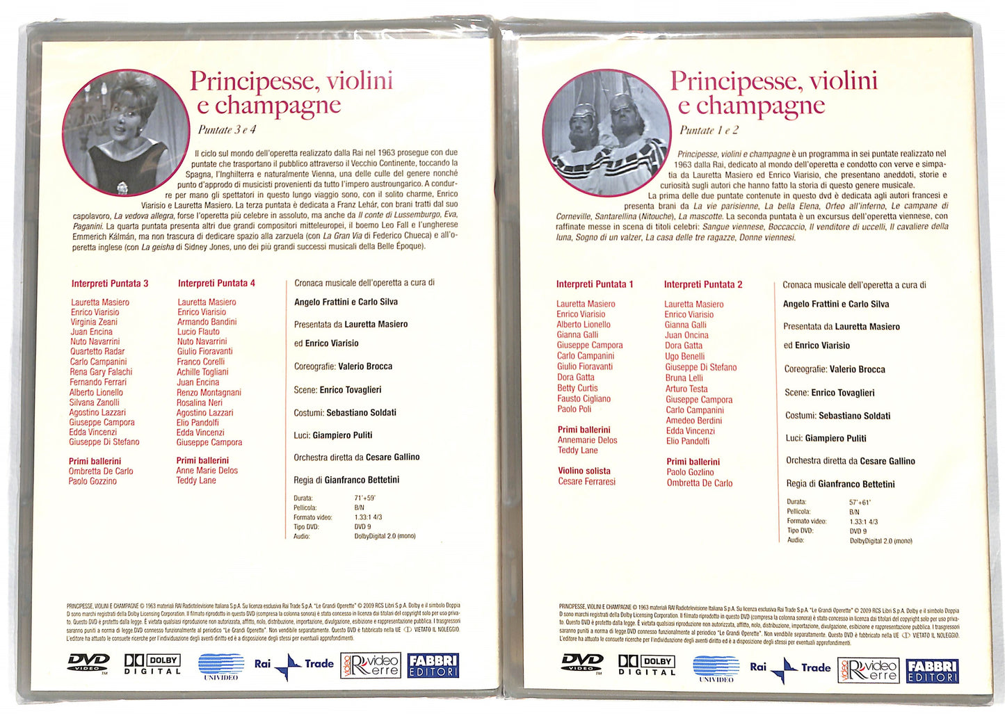 EBOND Principesse, violini e champagne puntate 1 - 6 EDITORIALE DVD D723028