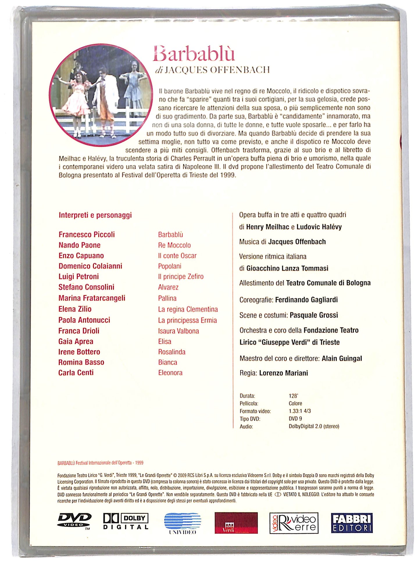 EBOND le grandi operette - barbablu EDITORIALE DVD D723034