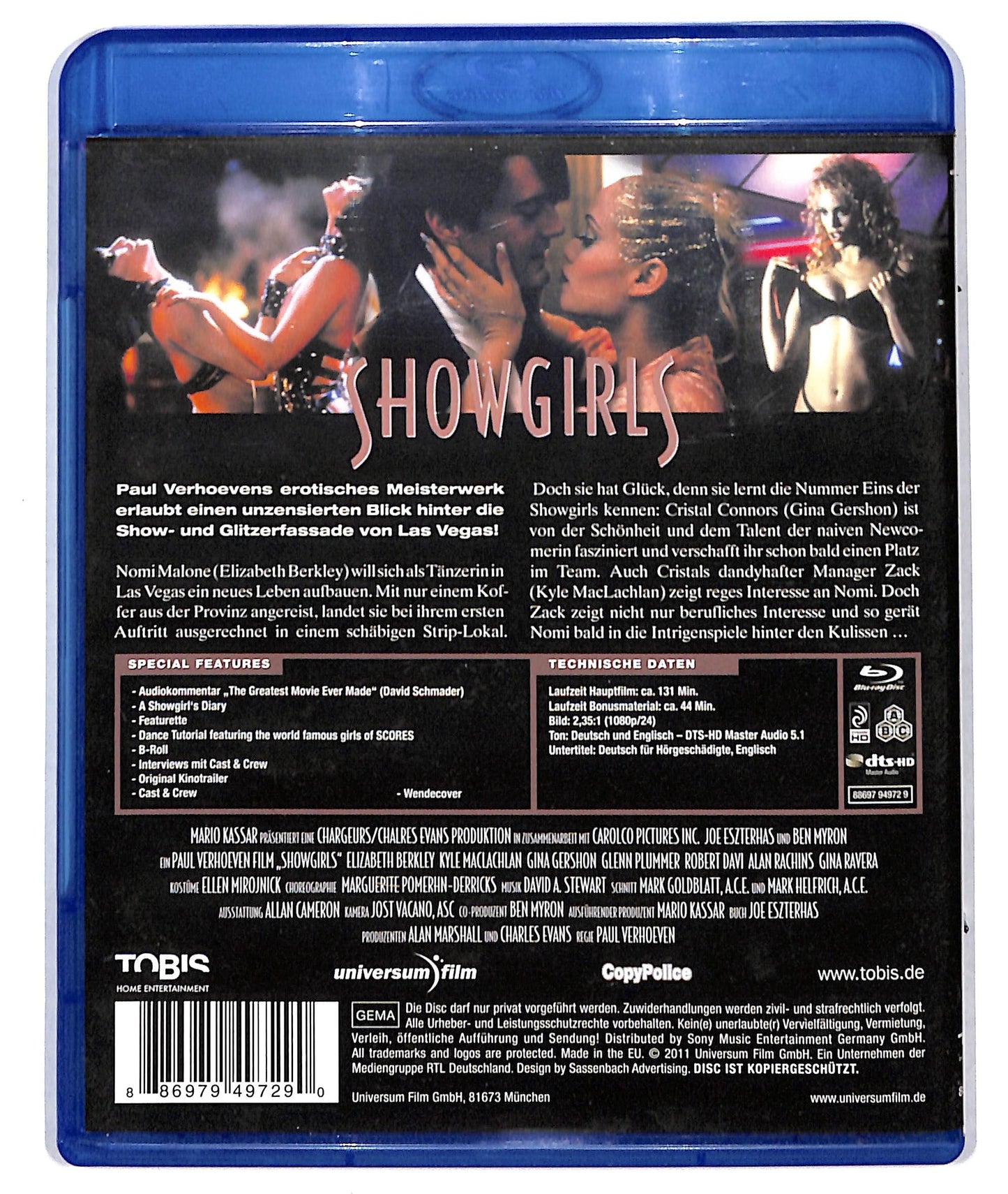 EBOND Showgirls [Edizione Germania] [NO ITA] BLURAY D723224