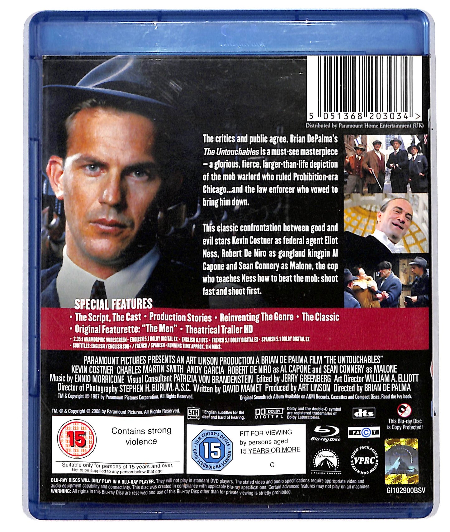 EBOND the untouchables - no italiano BLURAY D723228