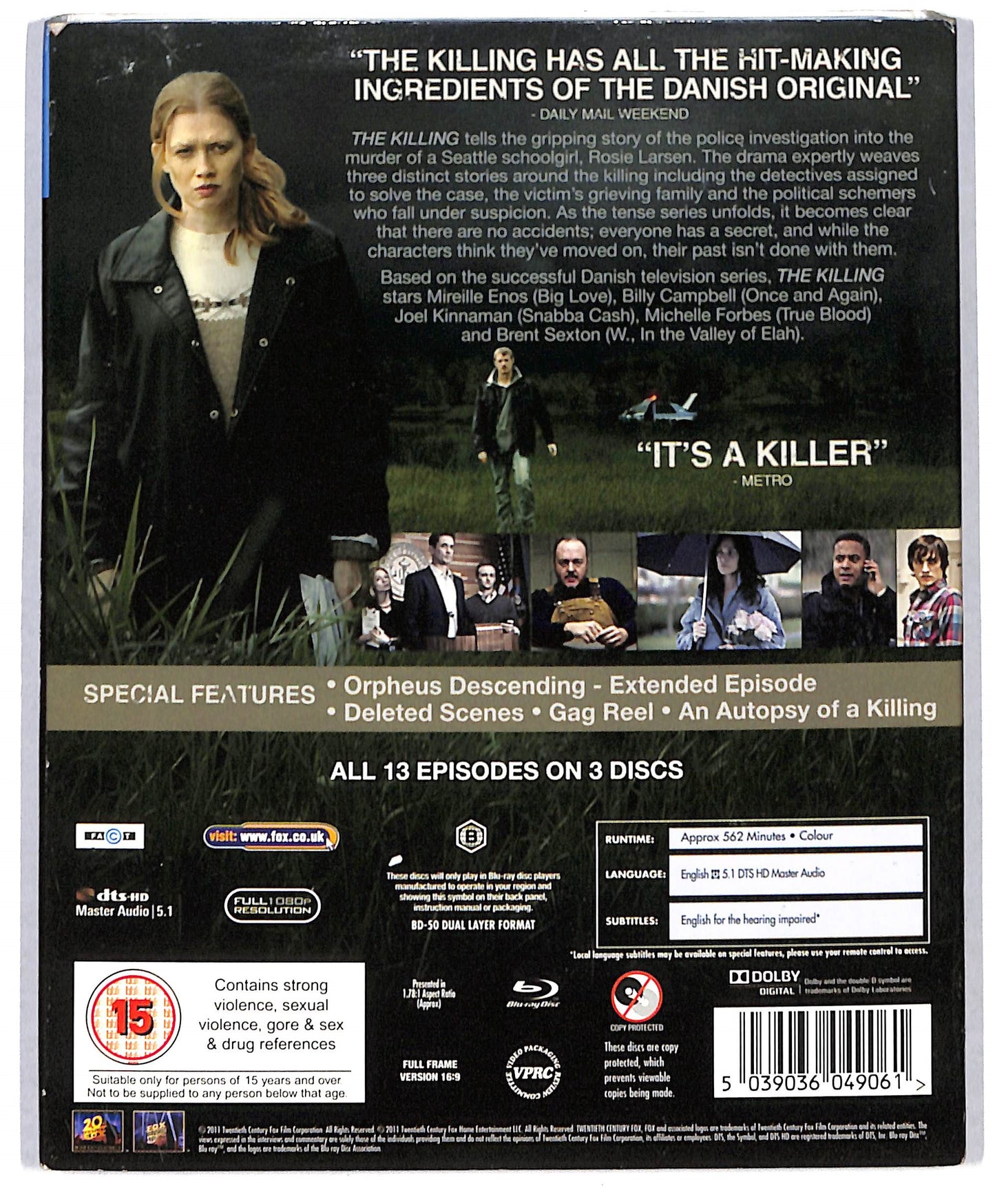 EBOND the killing - the complete first season - 3 disc set BLURAY D723232