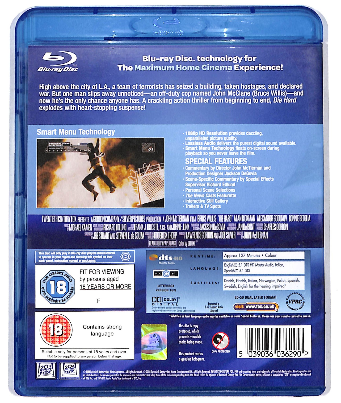 EBOND Die hard UK Edition BLURAY D723239