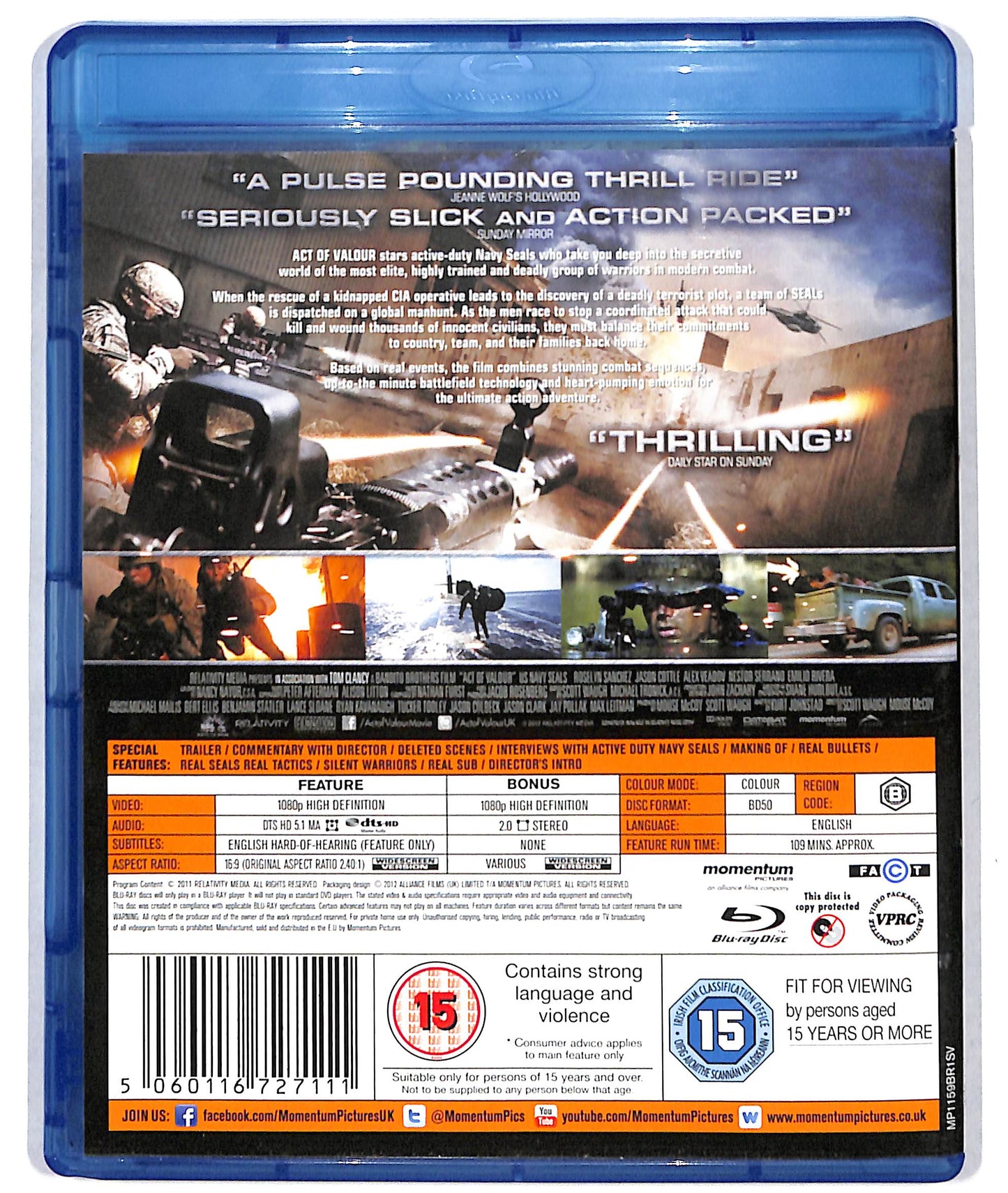 EBOND act of valour - no italiano BLURAY D723248