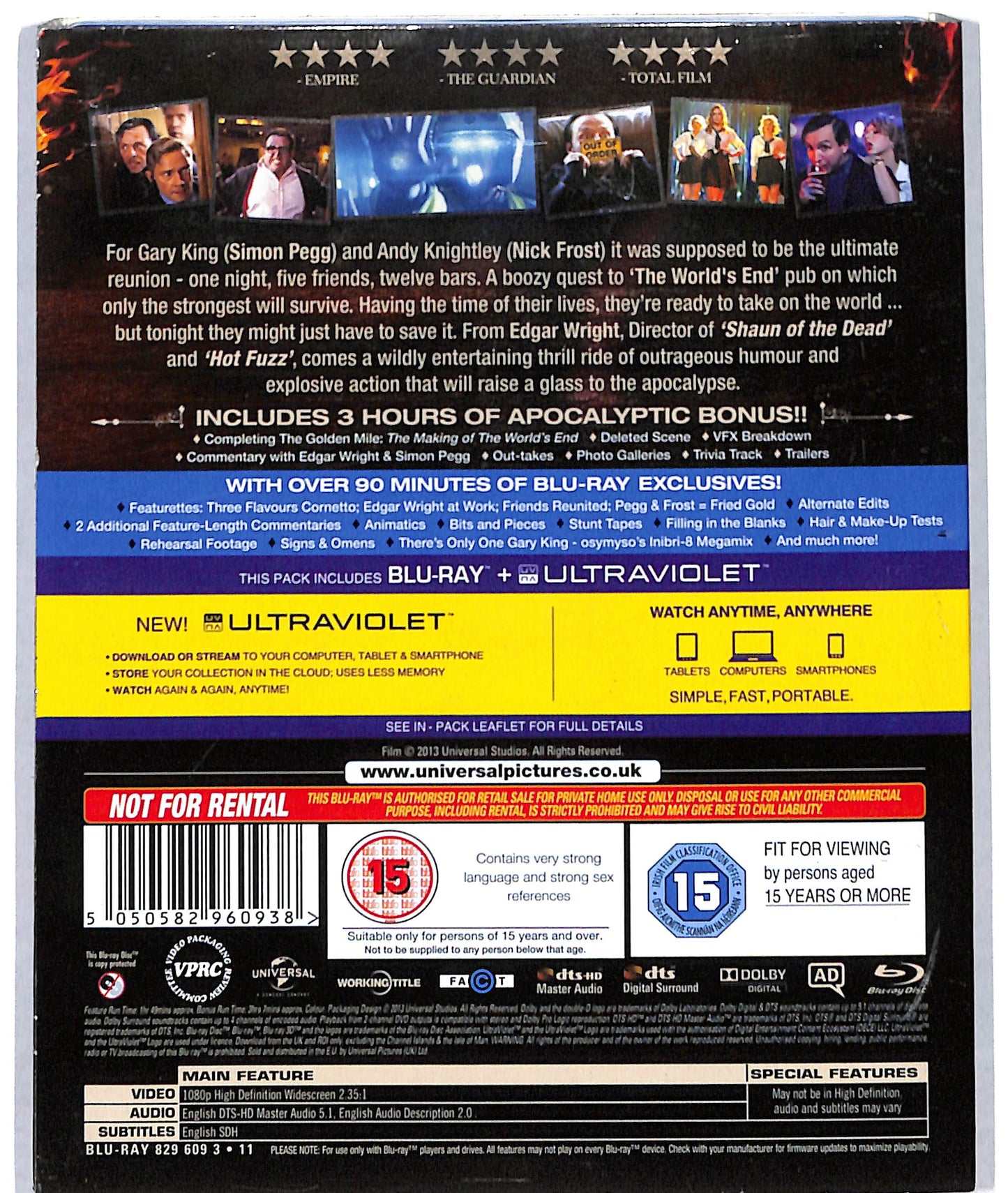 EBOND World's End - NO ITA - ULTRAVIOLET + BLURAY BLURAY D723636